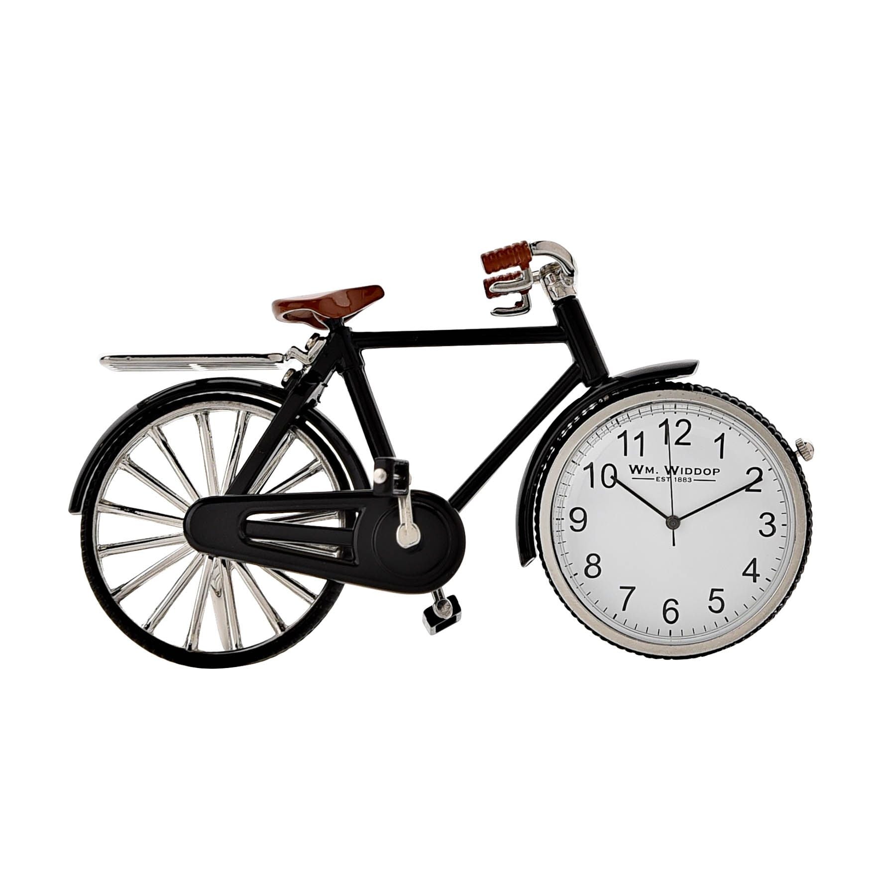 Wm Widdop Miniature Clock - Pedal Bike