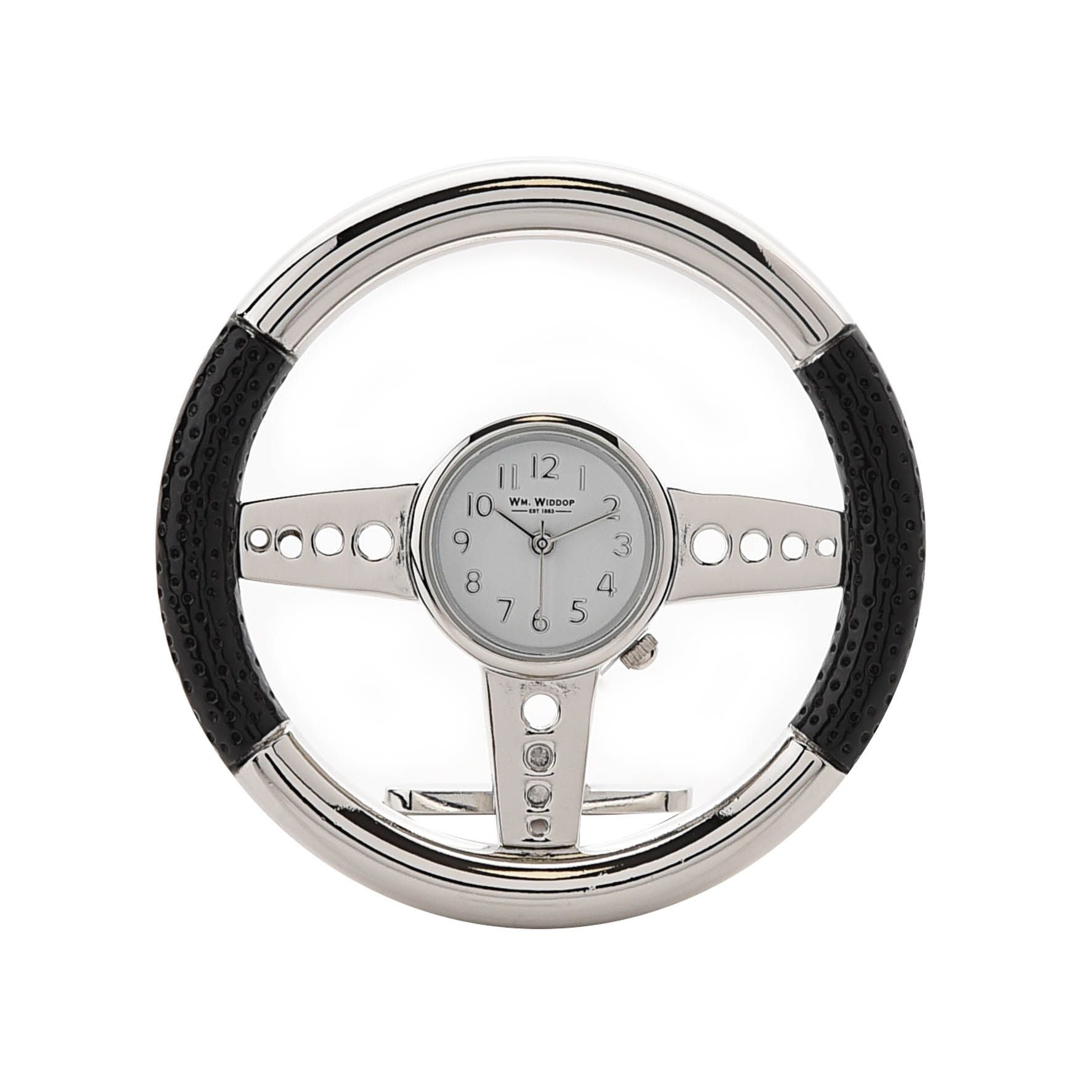 Wm Widdop Miniature Clock - Steering Wheel