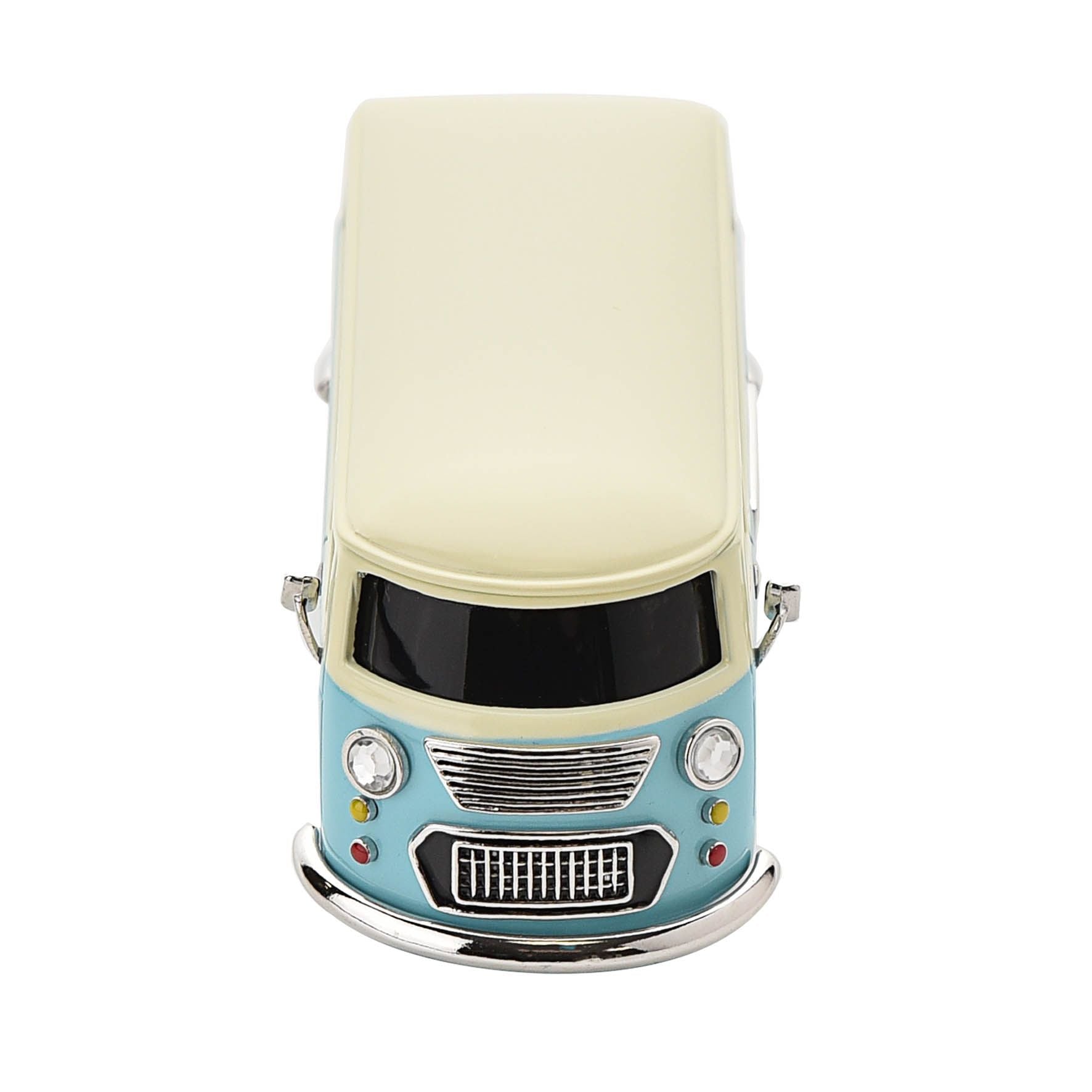 Wm.Widdop Miniature Clock Camper Van Blue