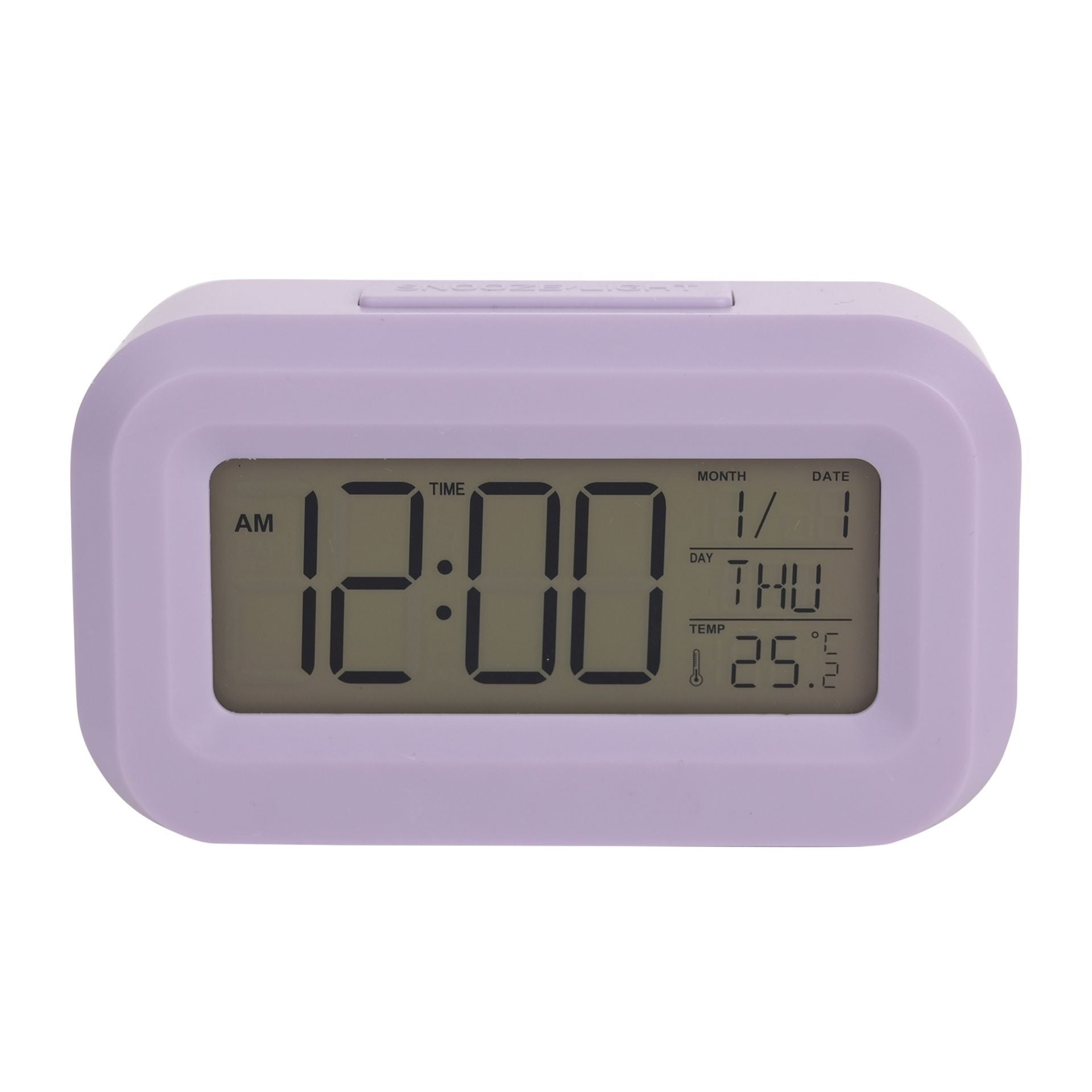 Hometime Brights Travel LED Clock - Purple