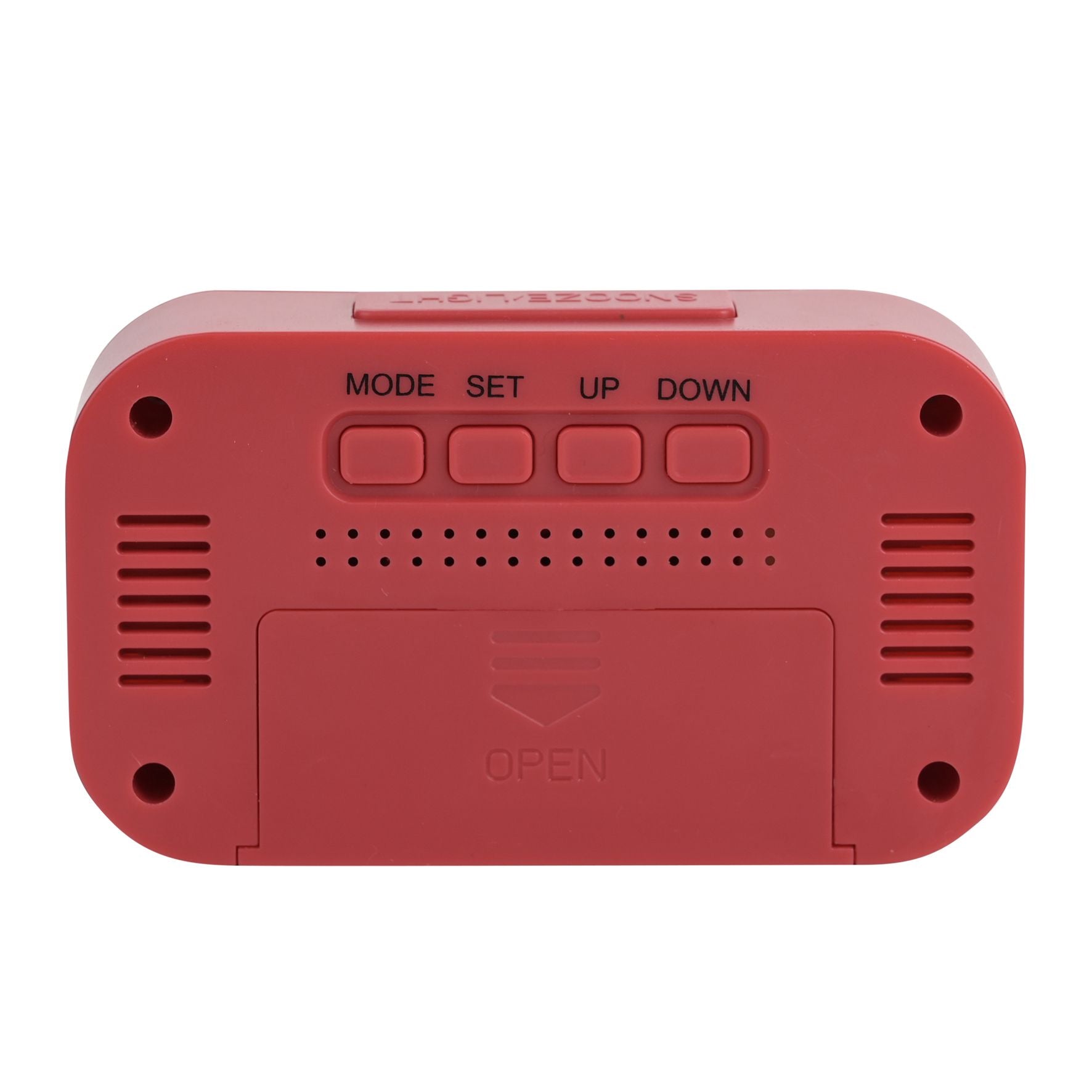 Hometime Brights Travel LED Clock - Red