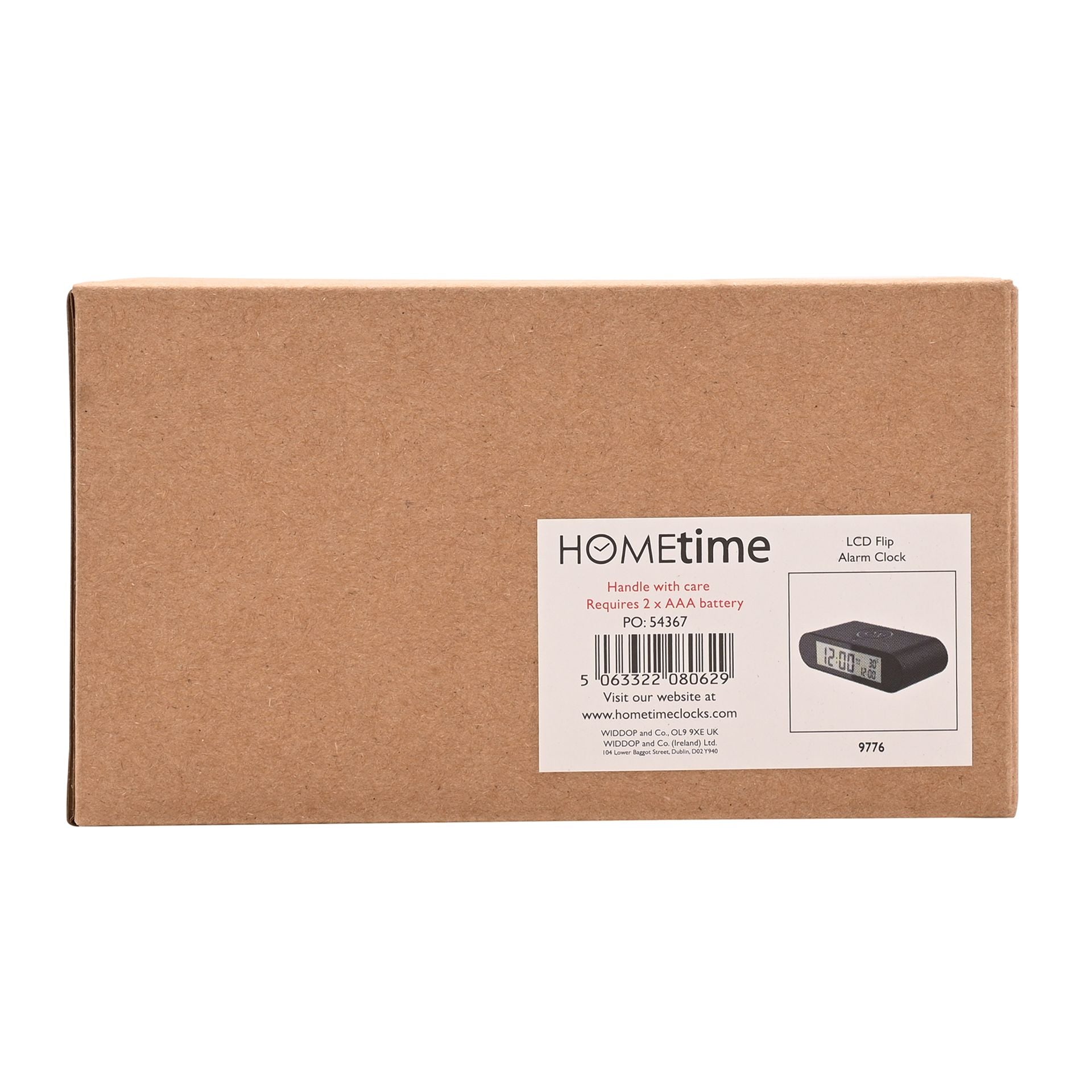 Hometime LCD Flip Alarm Clock