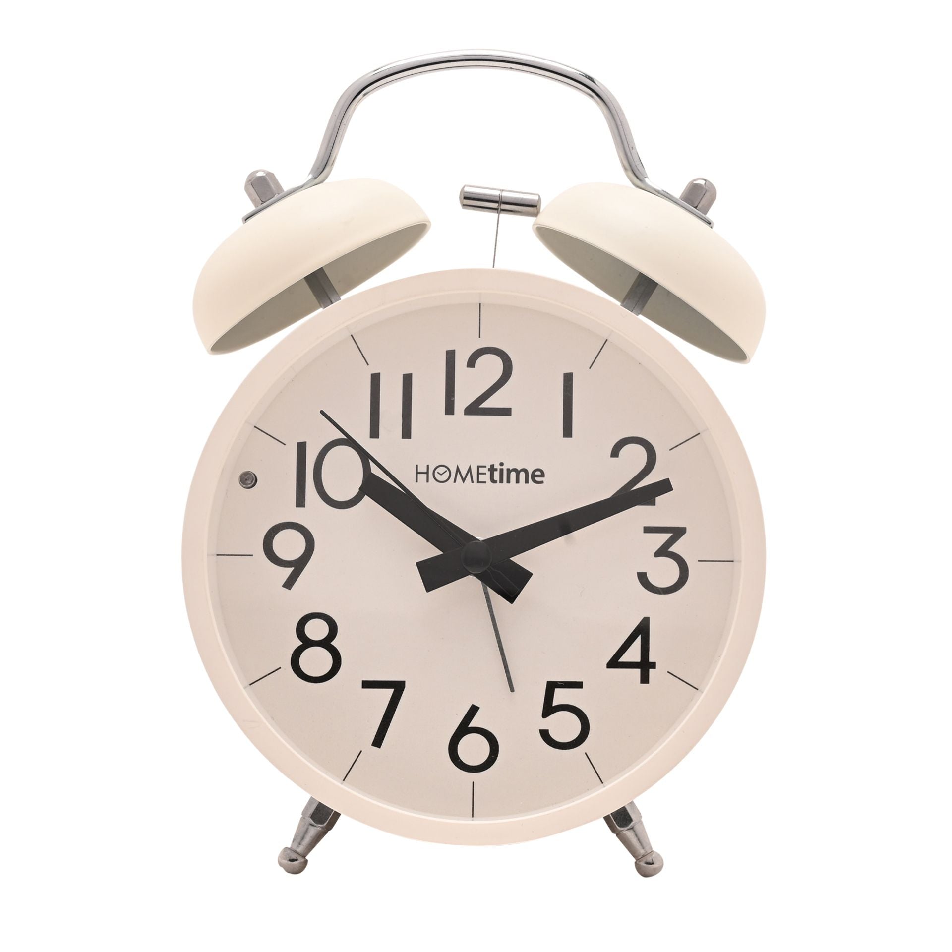 Hometime Table Bell Alarm Clock - White