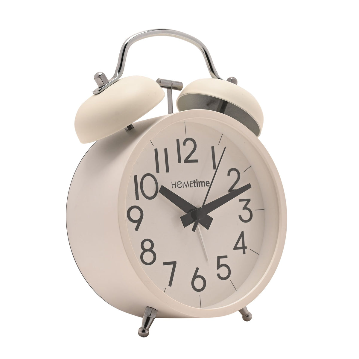Hometime Table Bell Alarm Clock - White