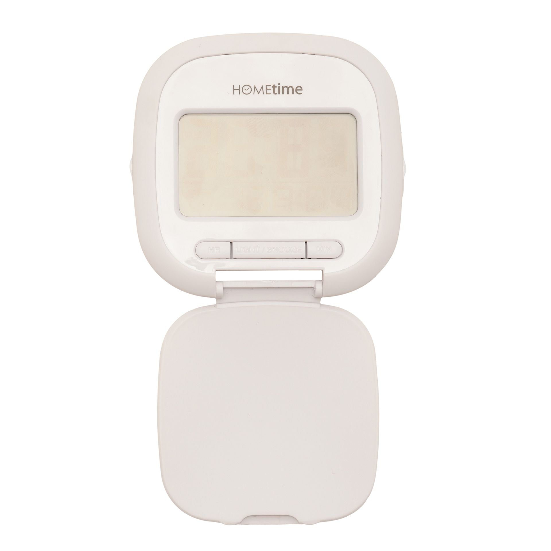 Hometime Digital Travel Alarm Clock - White
