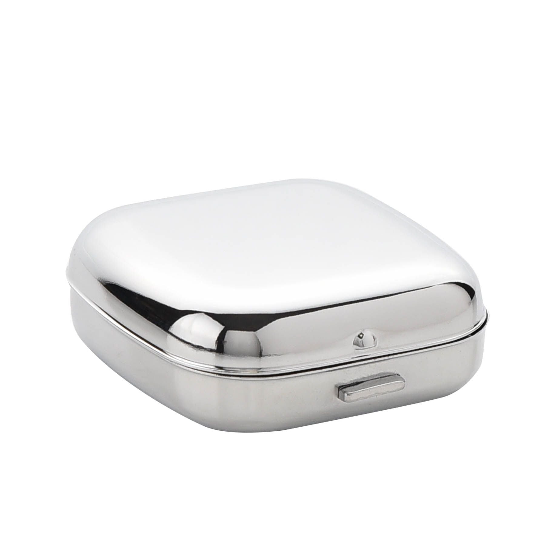Wm Widdop Metal Fold up Alarm Clock Roman White Dial