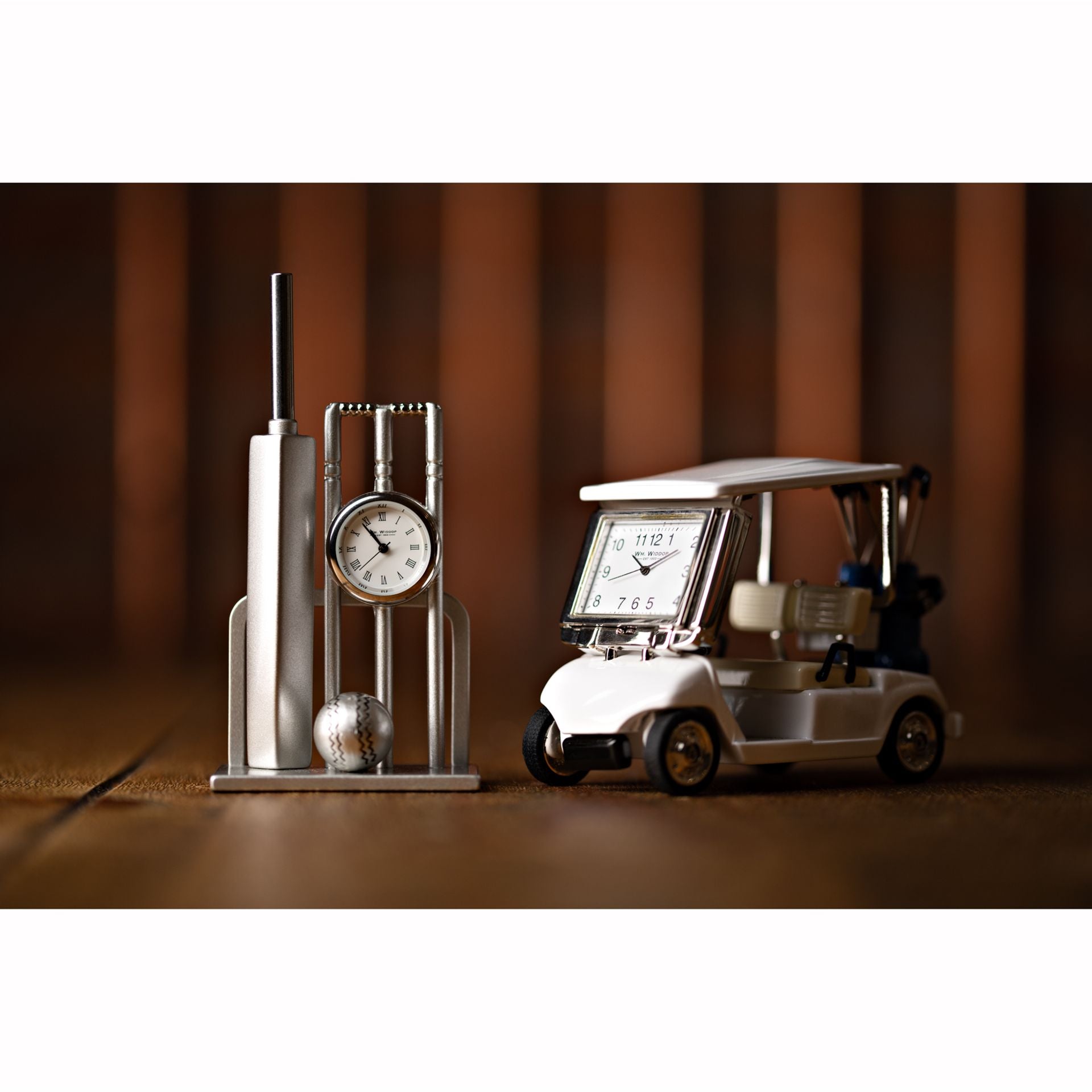 Wm Widdop Miniature Clock - Golf Caddy