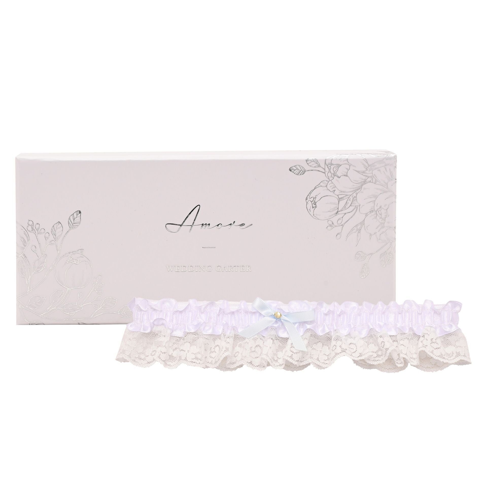 Amore Wedding Garter in Gift Box