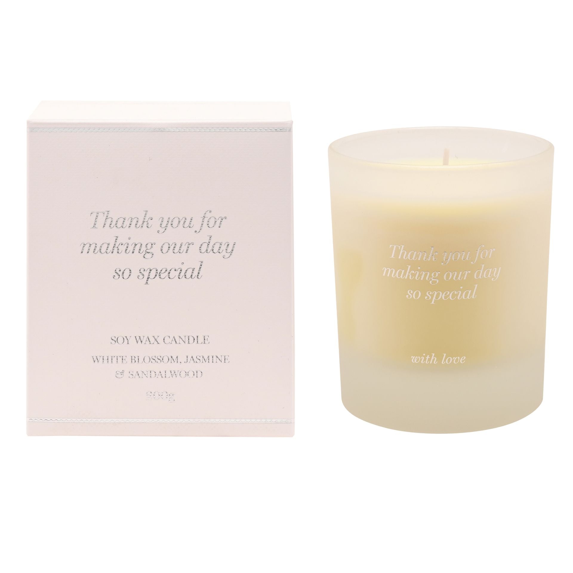 Amore 200g Candle "Thank you"
