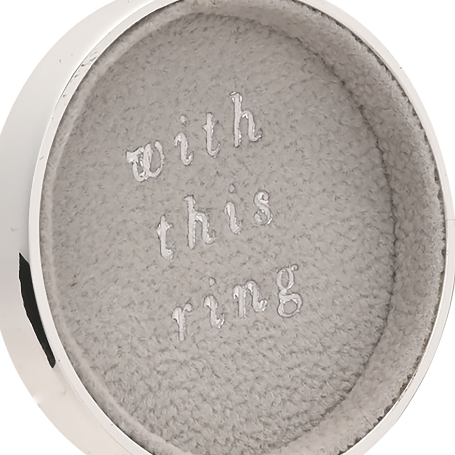 Amore Silverplated Ring Box