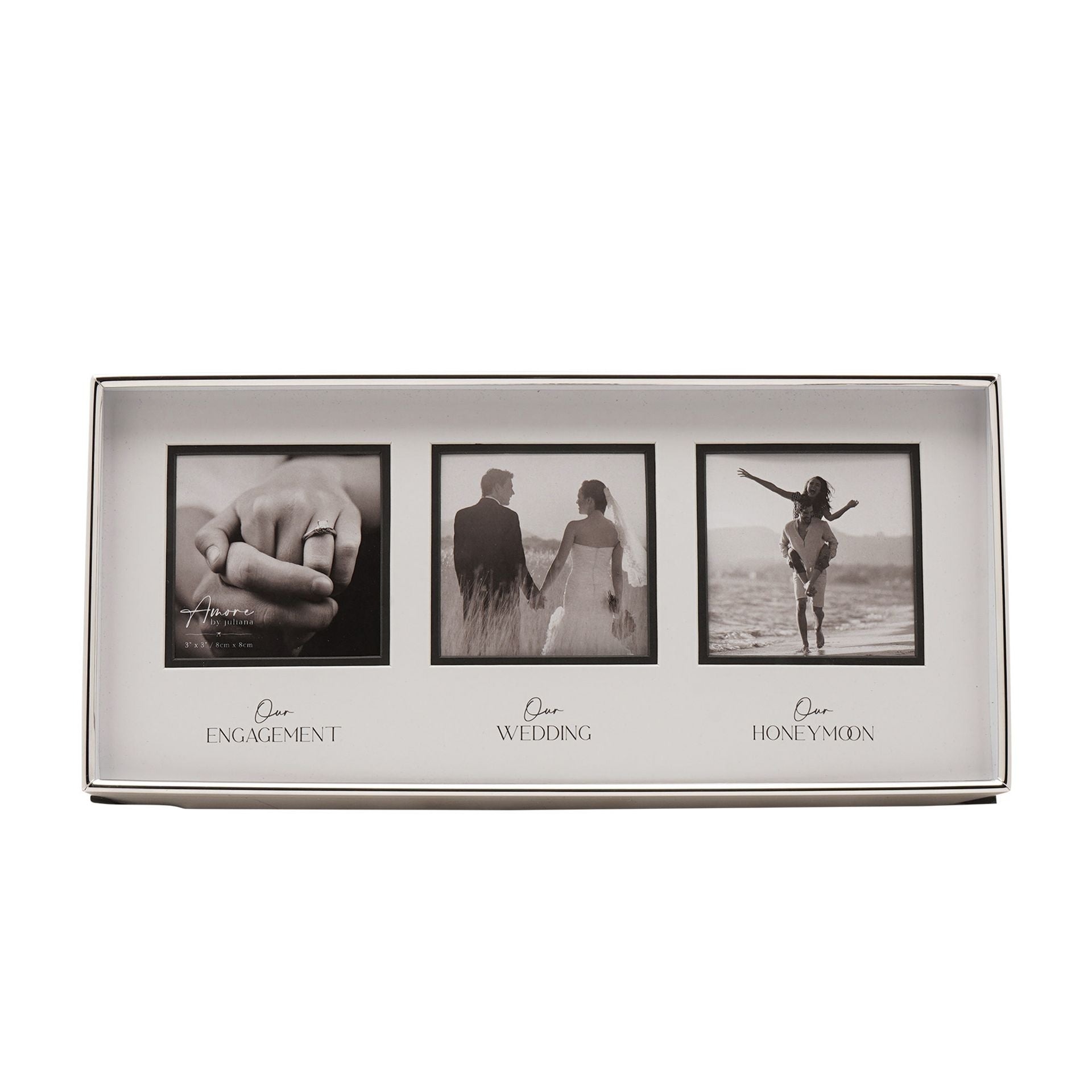 Amore Triple Frame - Engagement, Wedding, Honeymoon
