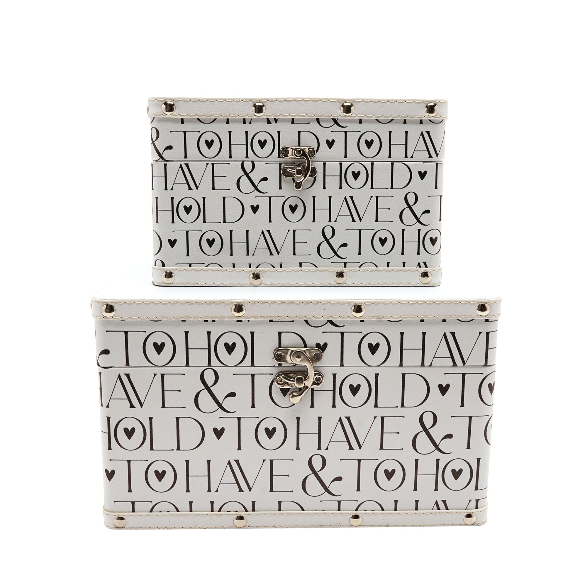 Amore Words Luggage Set of 2 - Wedding Keepsakes