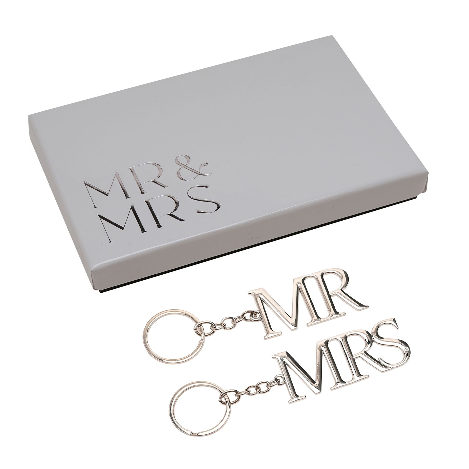 Amore Set of 2 Keyrings - Mr & Mrs