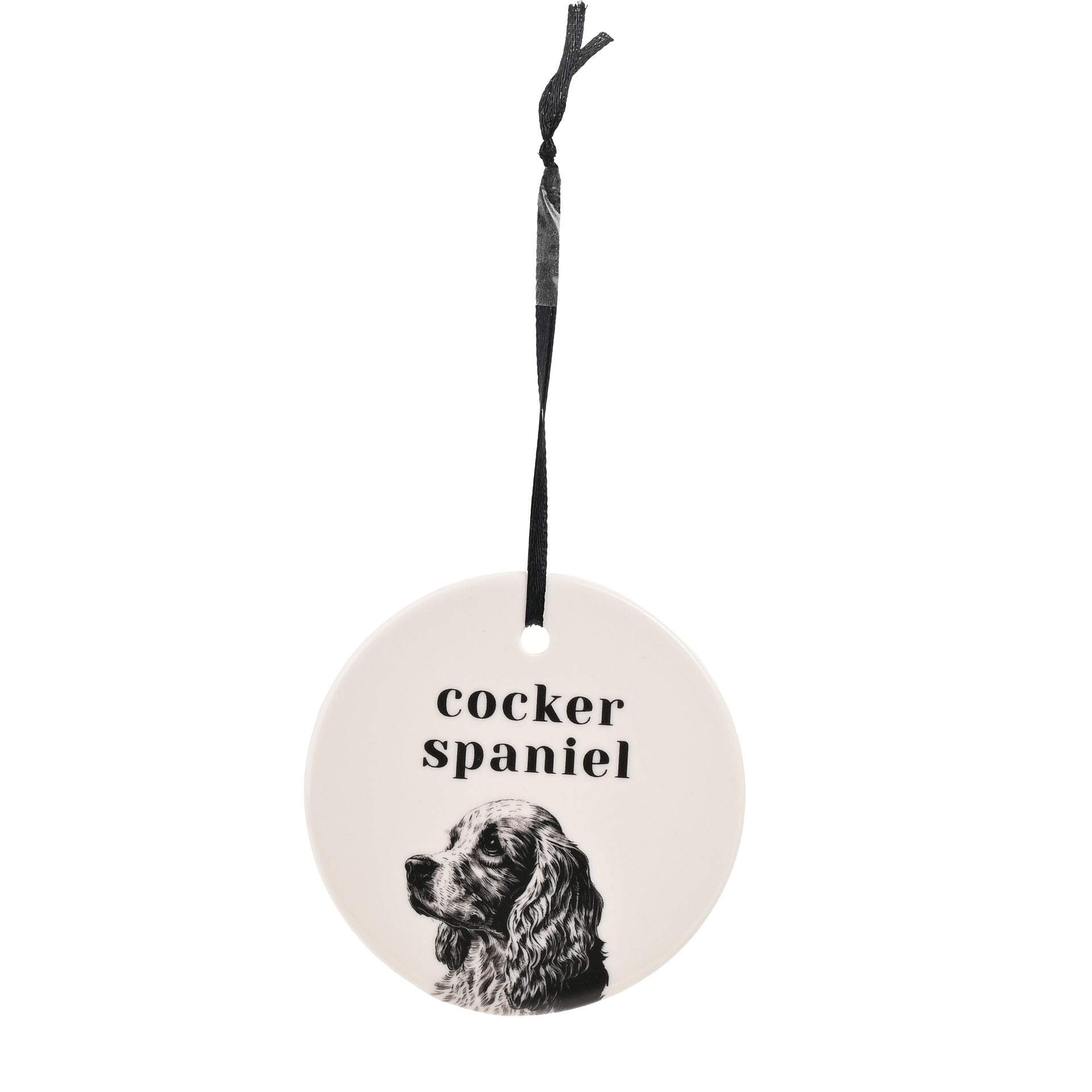 Best of Breed Ceramic Hanging Decoration - Cocker Spaniel