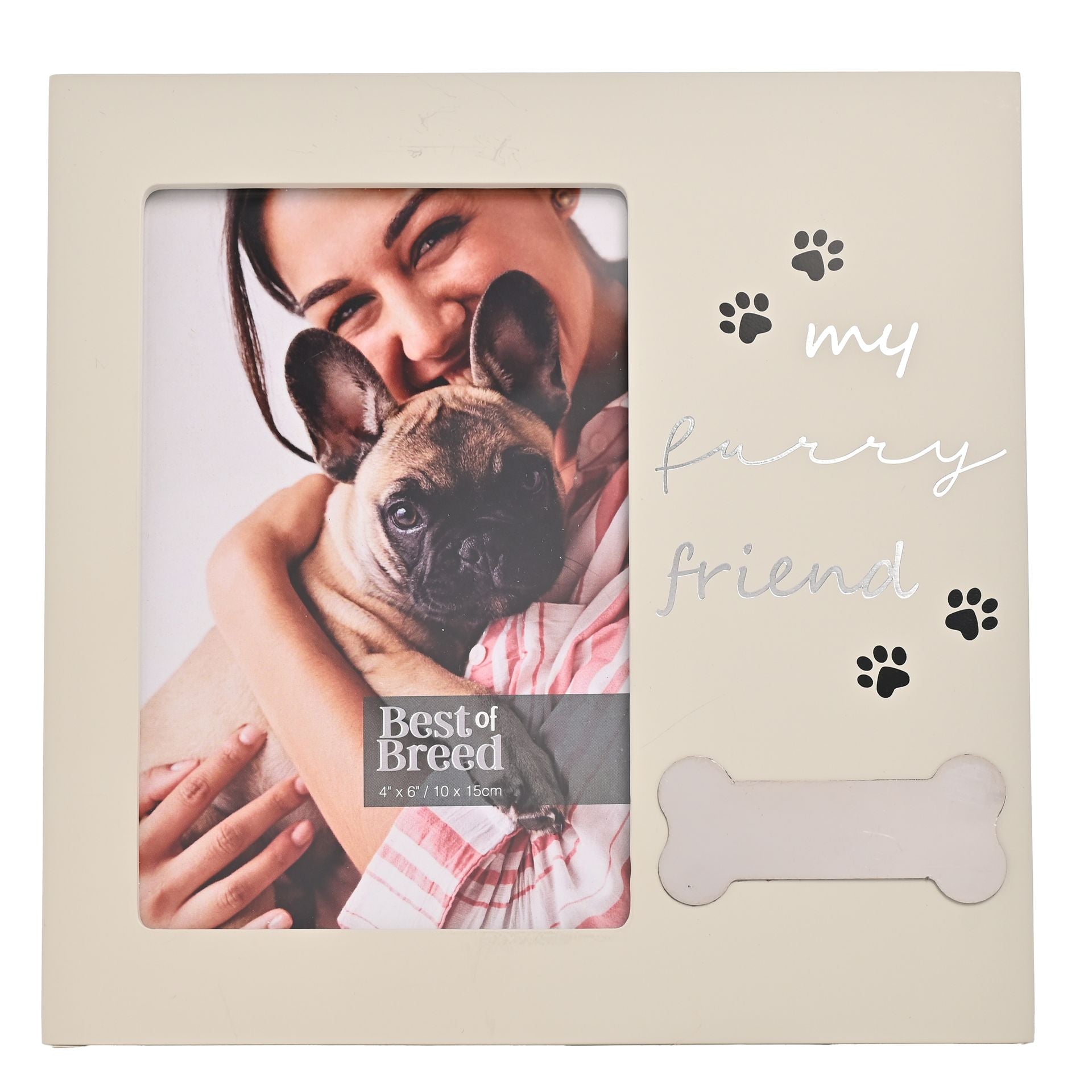 Best of Breed 'My Furry Friend' Bone Icon Photo Frame 4" x 6"