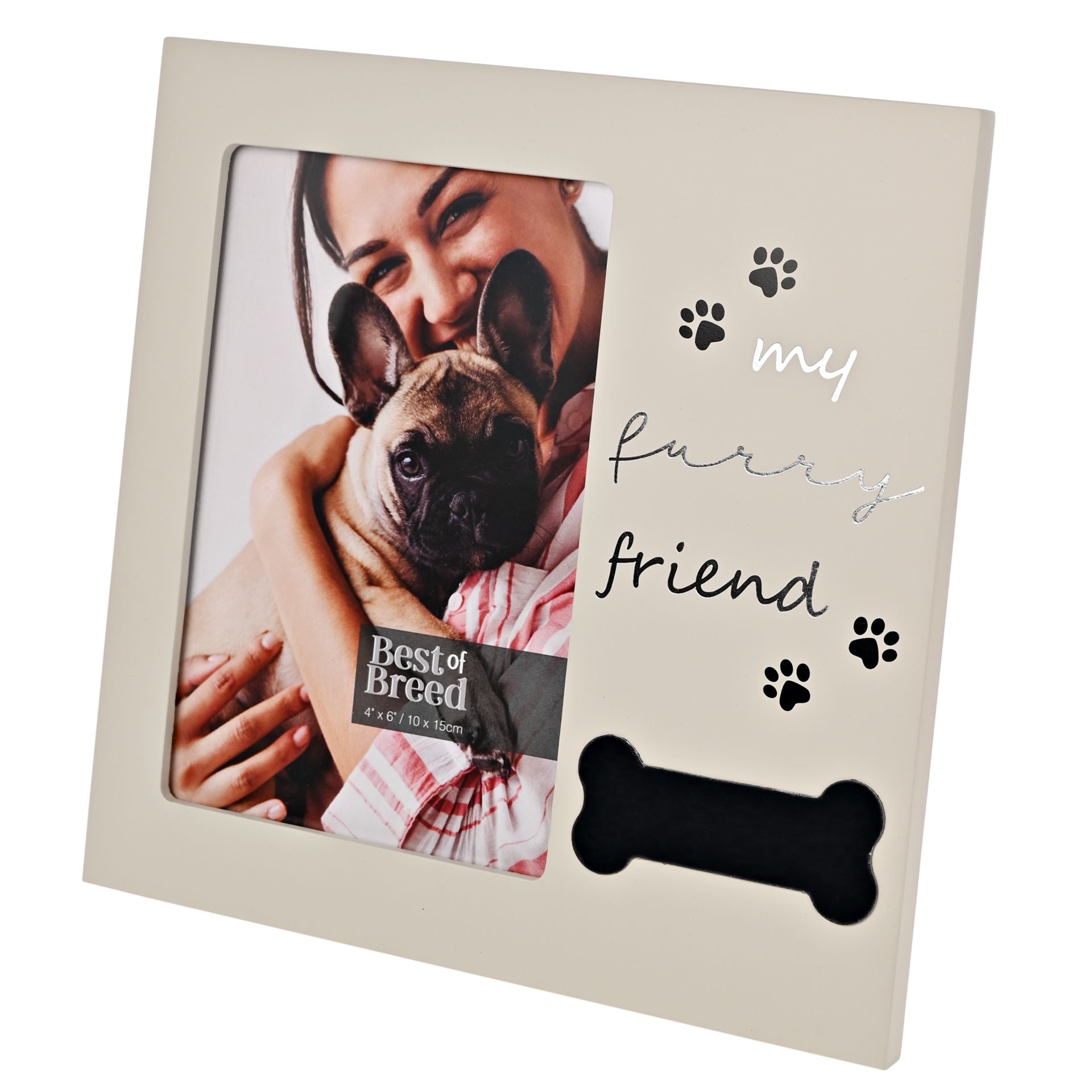 Best of Breed 'My Furry Friend' Bone Icon Photo Frame 4" x 6"