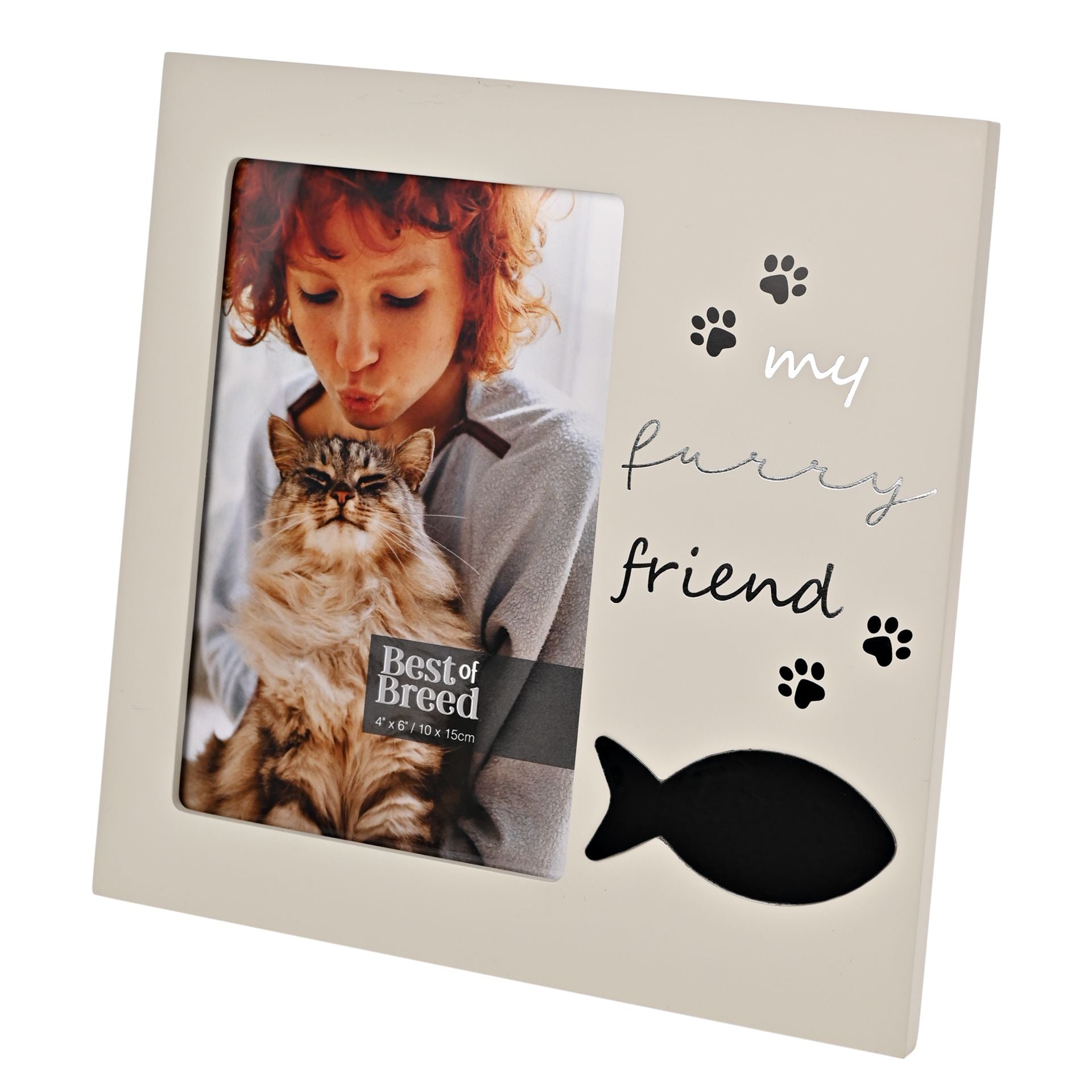 Best of Breed 'My Furry Friend' Fish Icon Photo Frame 4" x 6"
