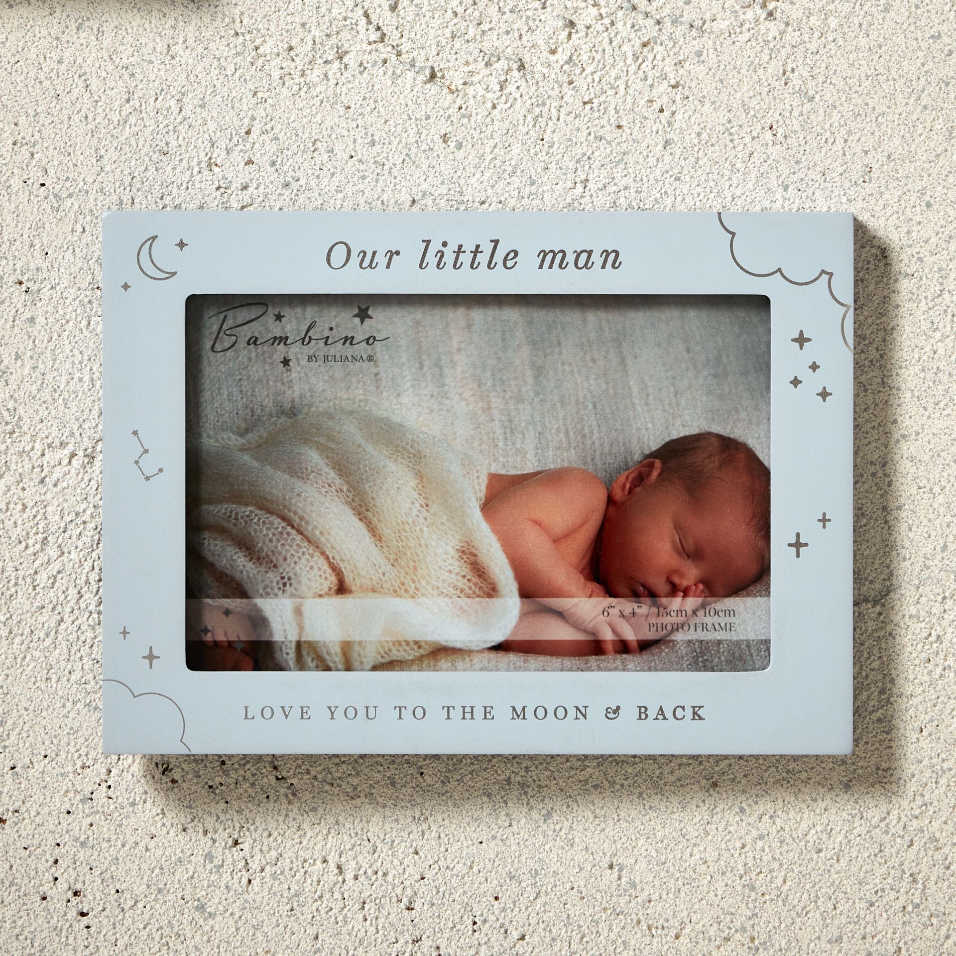 Bambino Wooden Frame "Little Man" 6x4