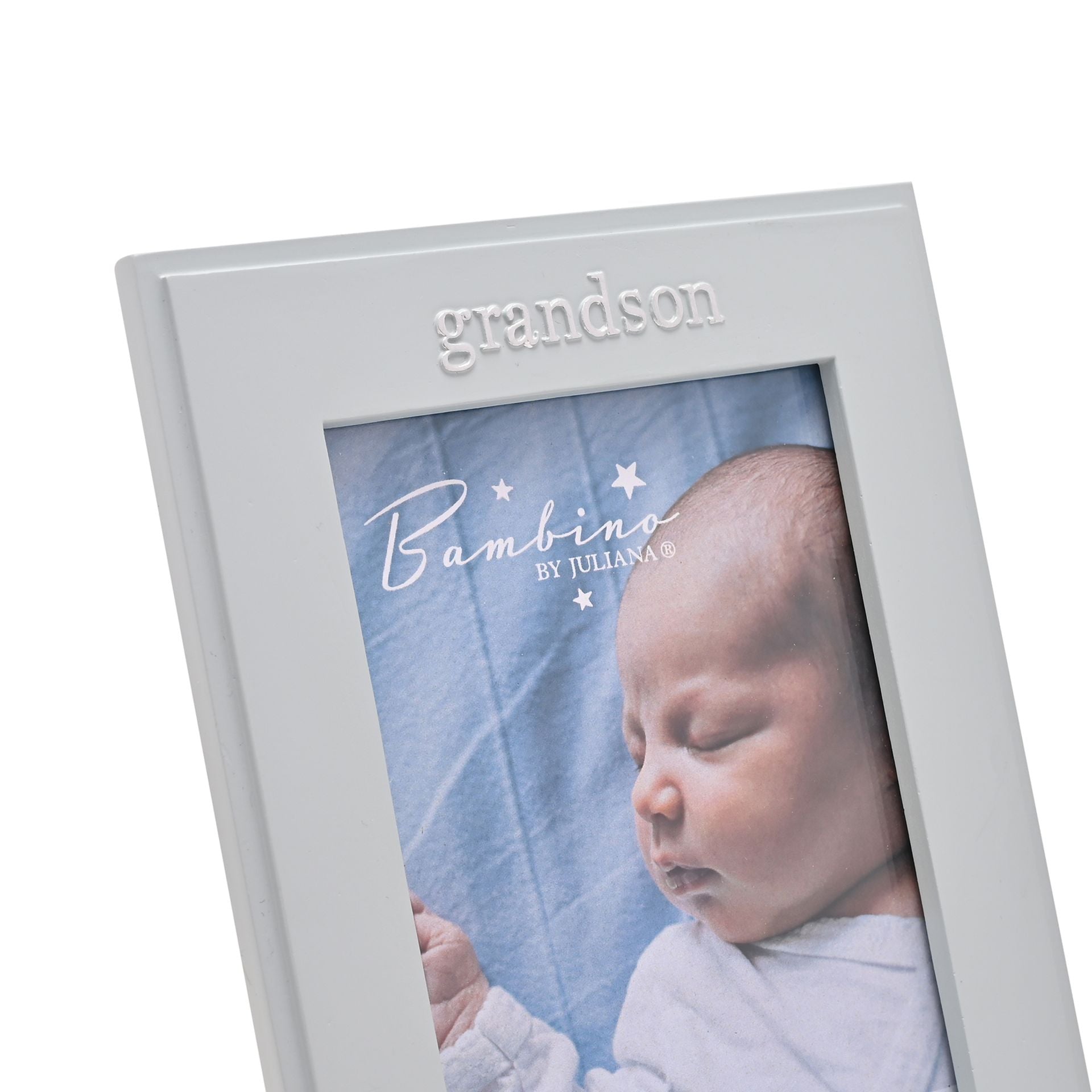 Bambino Grandson Resin Photo Frame Blue 4" x 6"