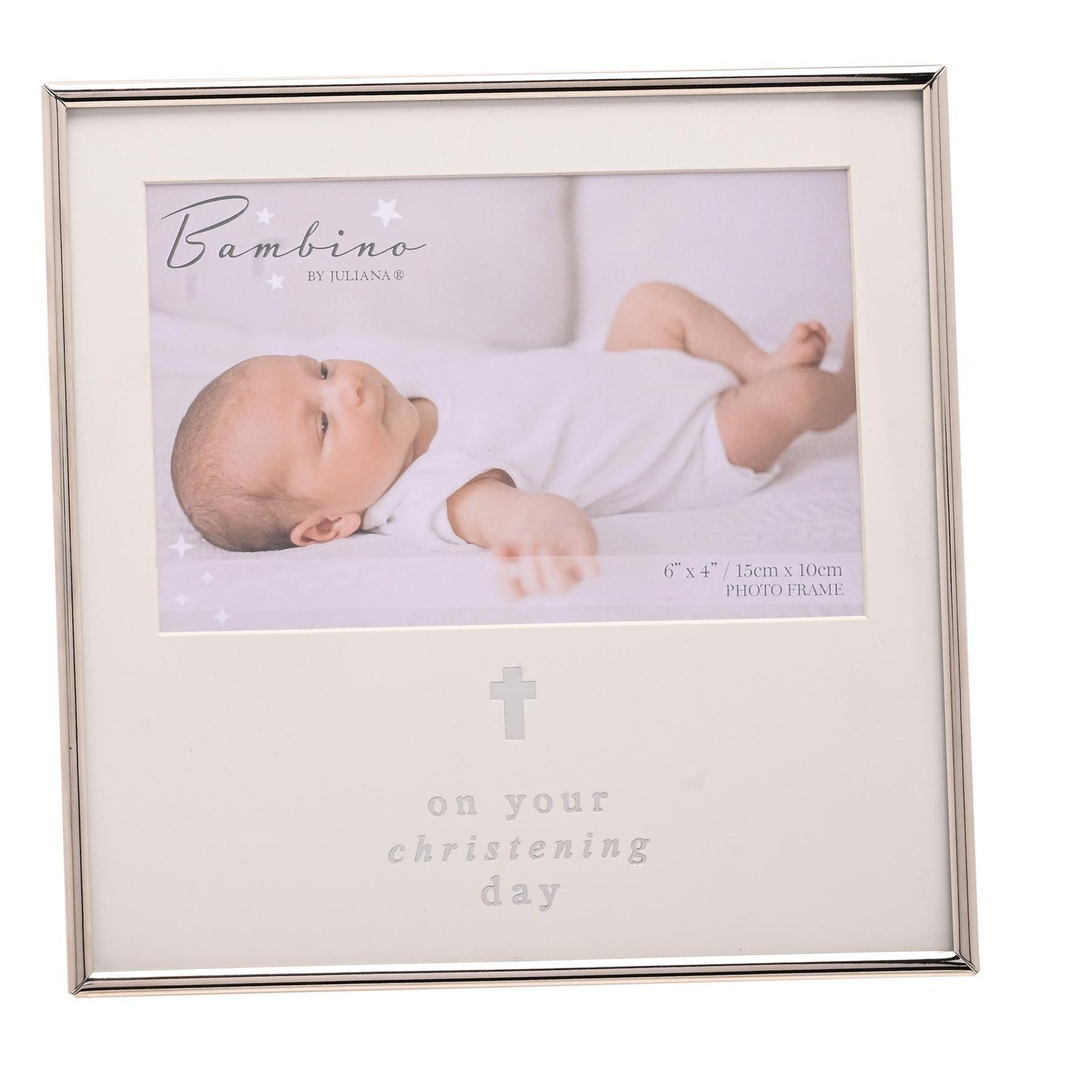 Bambino Silver Frame 6" x 4" - Christening