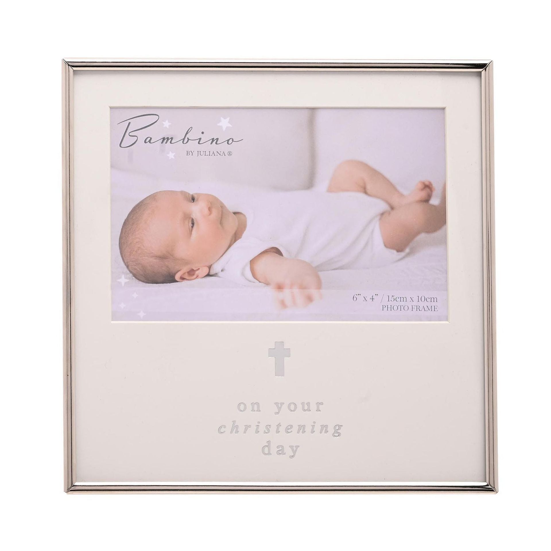 Bambino Silver Frame 6" x 4" - Christening