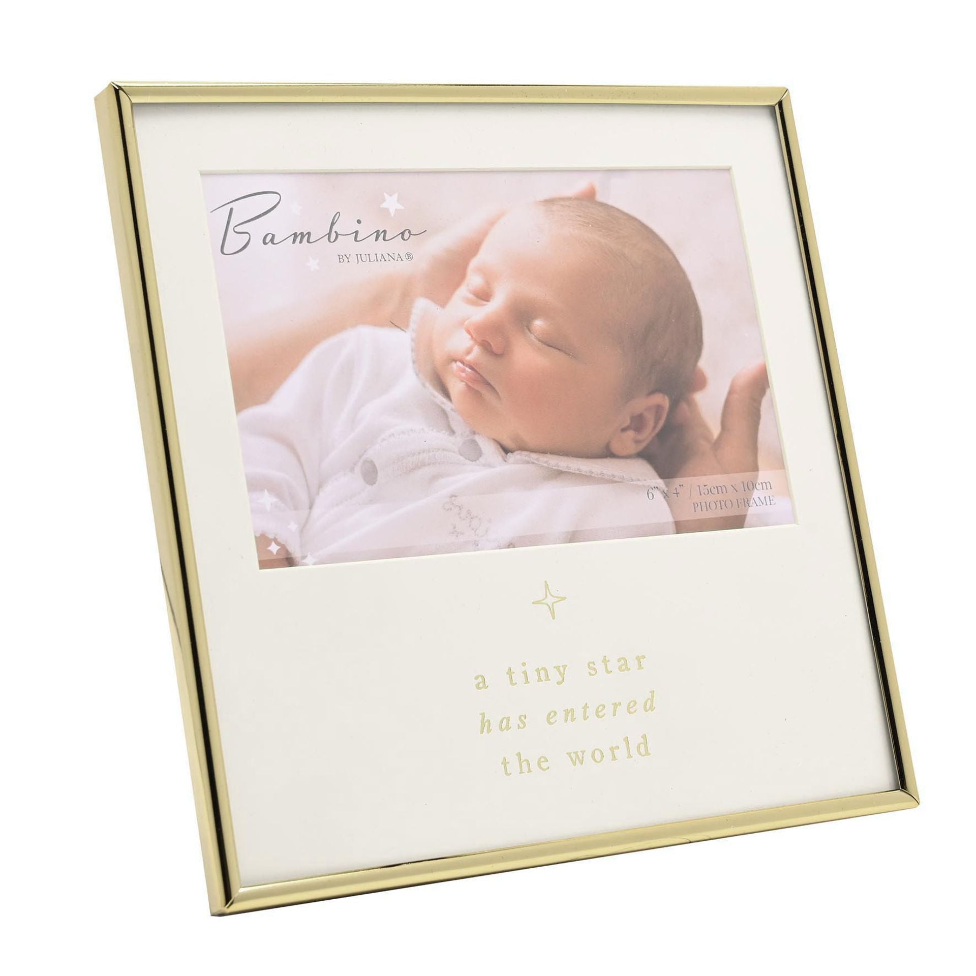 Bambino Gold Frame 6" x 4" - A Tiny Miracle