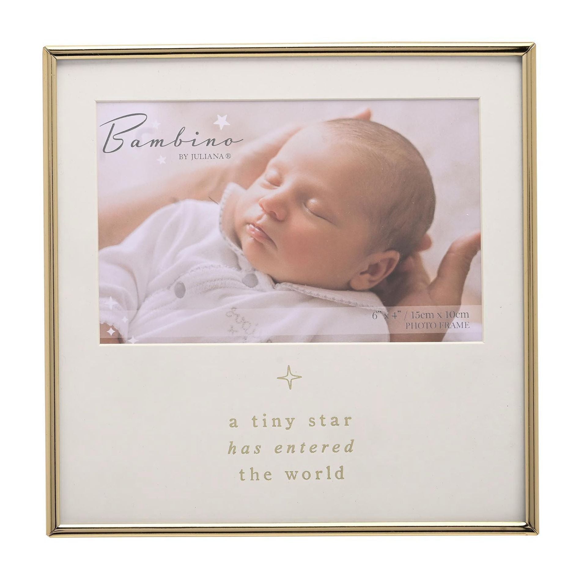 Bambino Gold Frame 6" x 4" - A Tiny Miracle