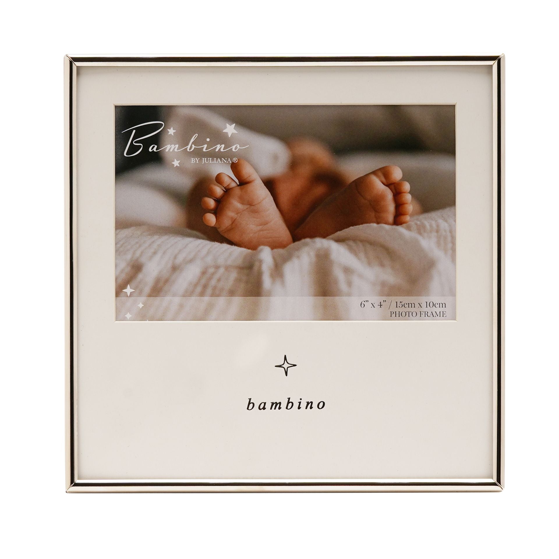 Bambino Silver Frame 6" x 4" - Bambino