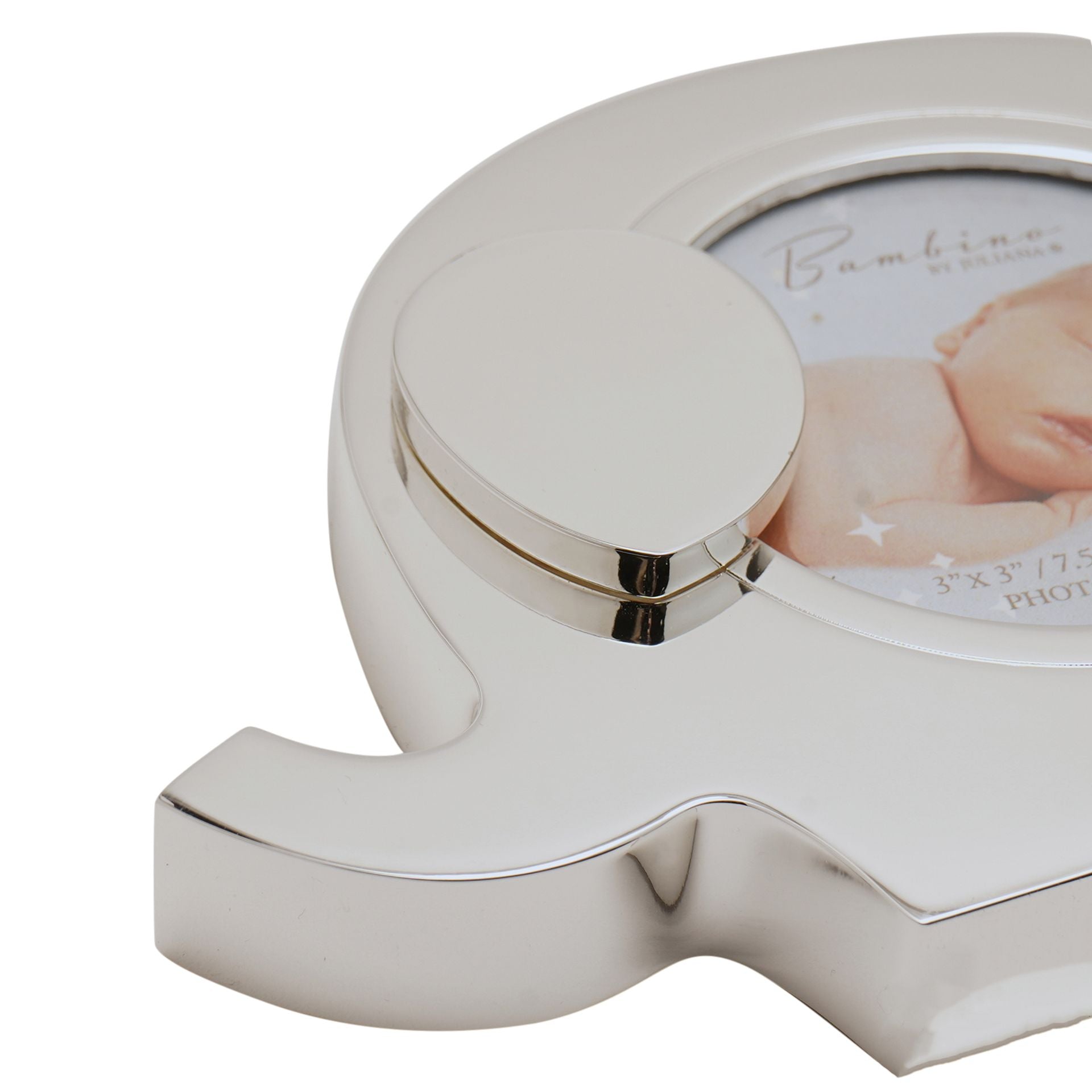 Bambino Silver Plated Photo Frame 3" x 3" - Elephant