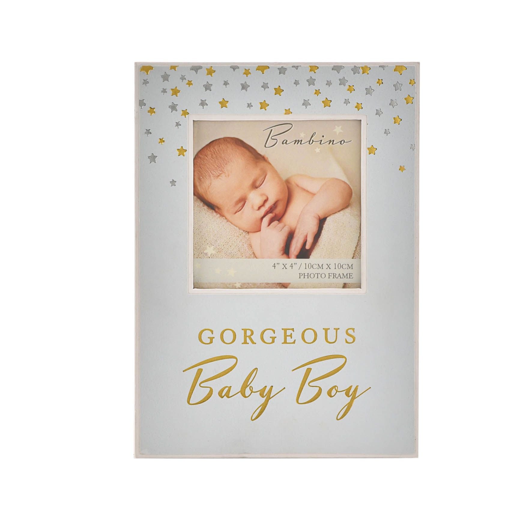 Bambino Photo Frame 4" x 4" Baby Boy