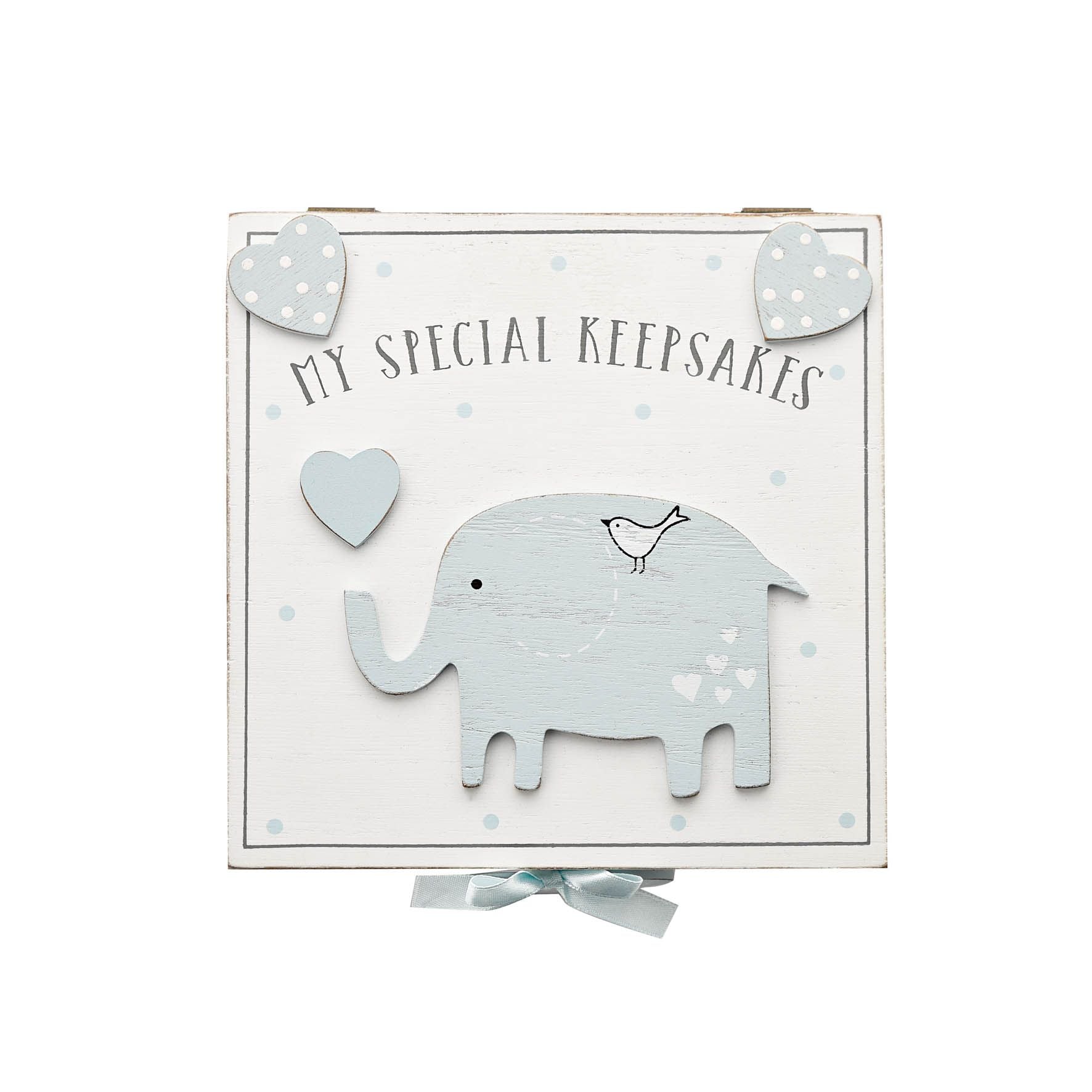 'Petit Cheri' My Special Keepsake Box 16cm x 16cm - Blue