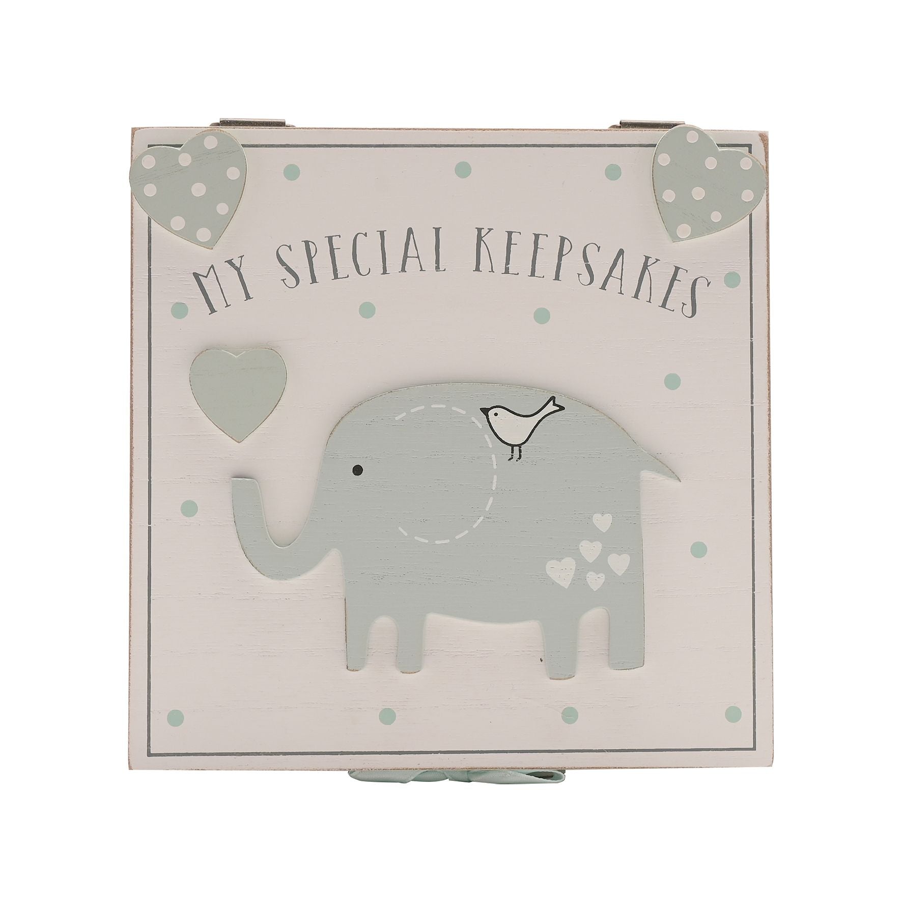 'Petit Cheri' My Special Keepsake Box 16cm x 16cm - Blue
