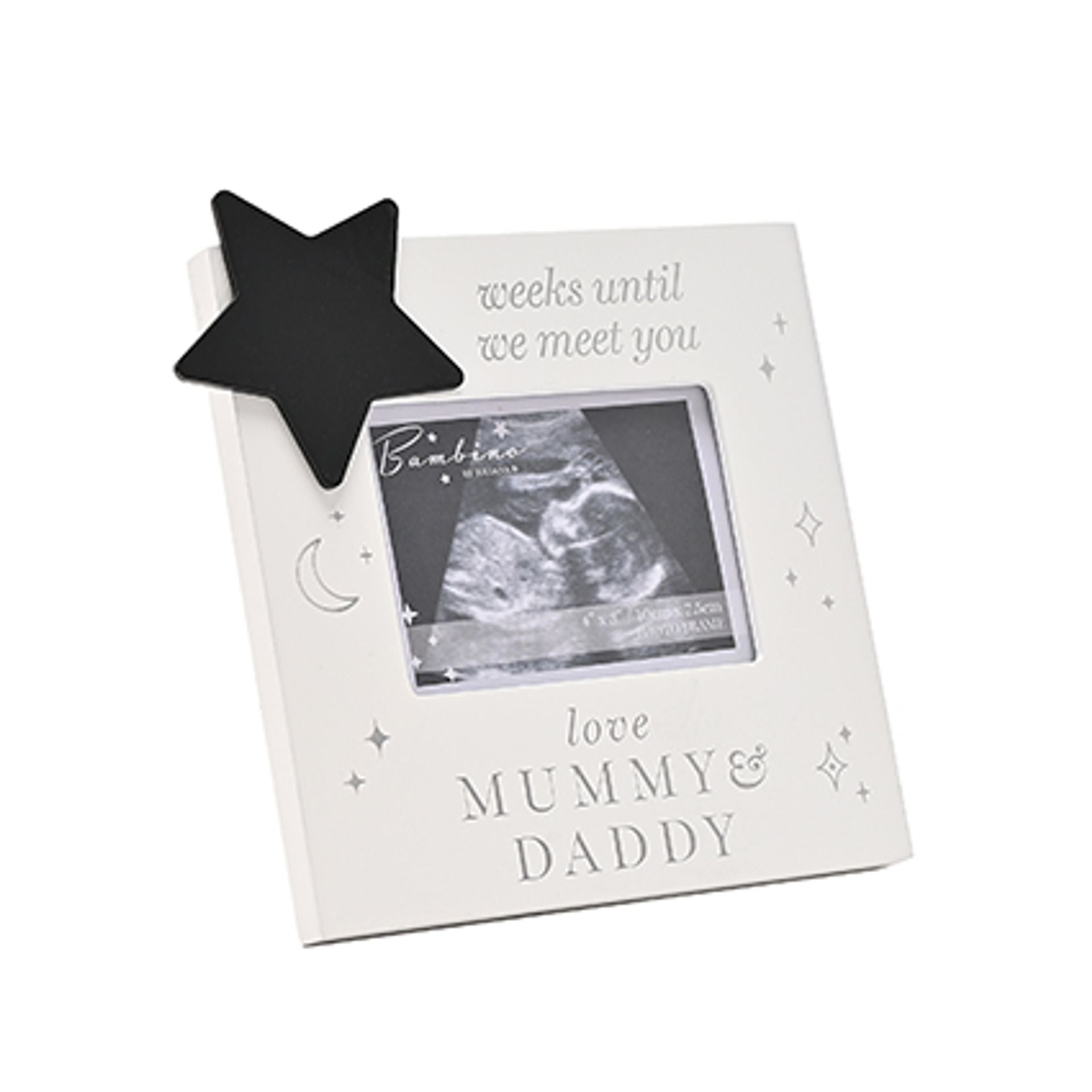 Bambino Countdown Scan Frame - Mummy & Daddy