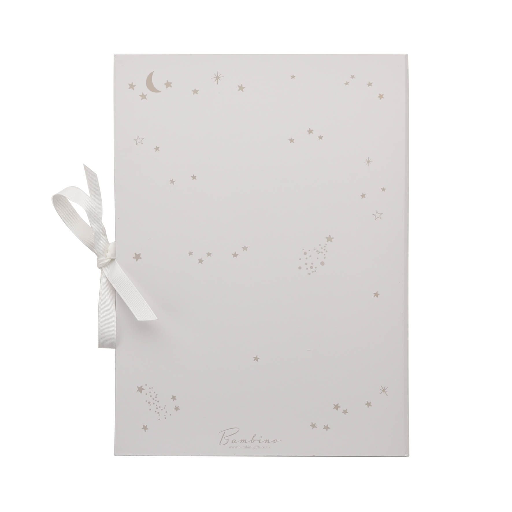 White Bambino Little Star Baby Record Book A4