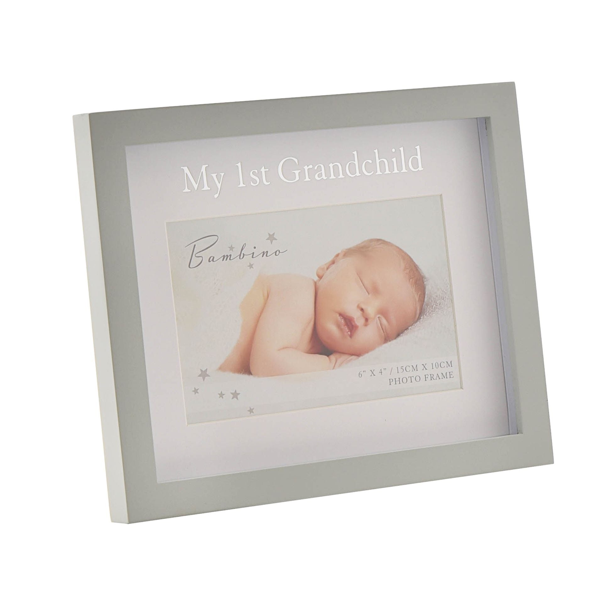 Bambino My First Grandchild Frame 6" x 4" in Lidded Gift Box