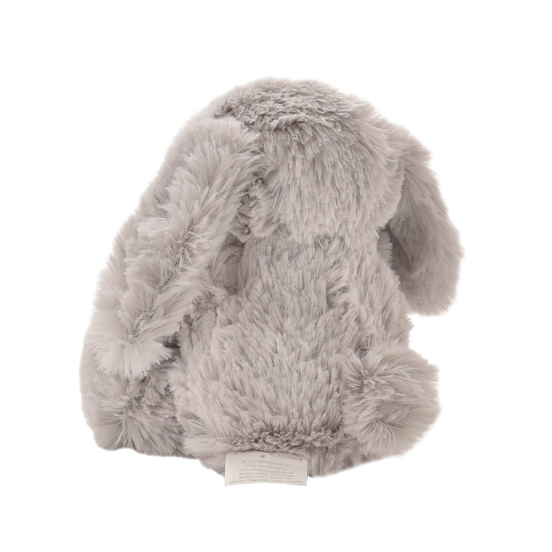 Bambino Grey Plush Rabbit Medium 18cm