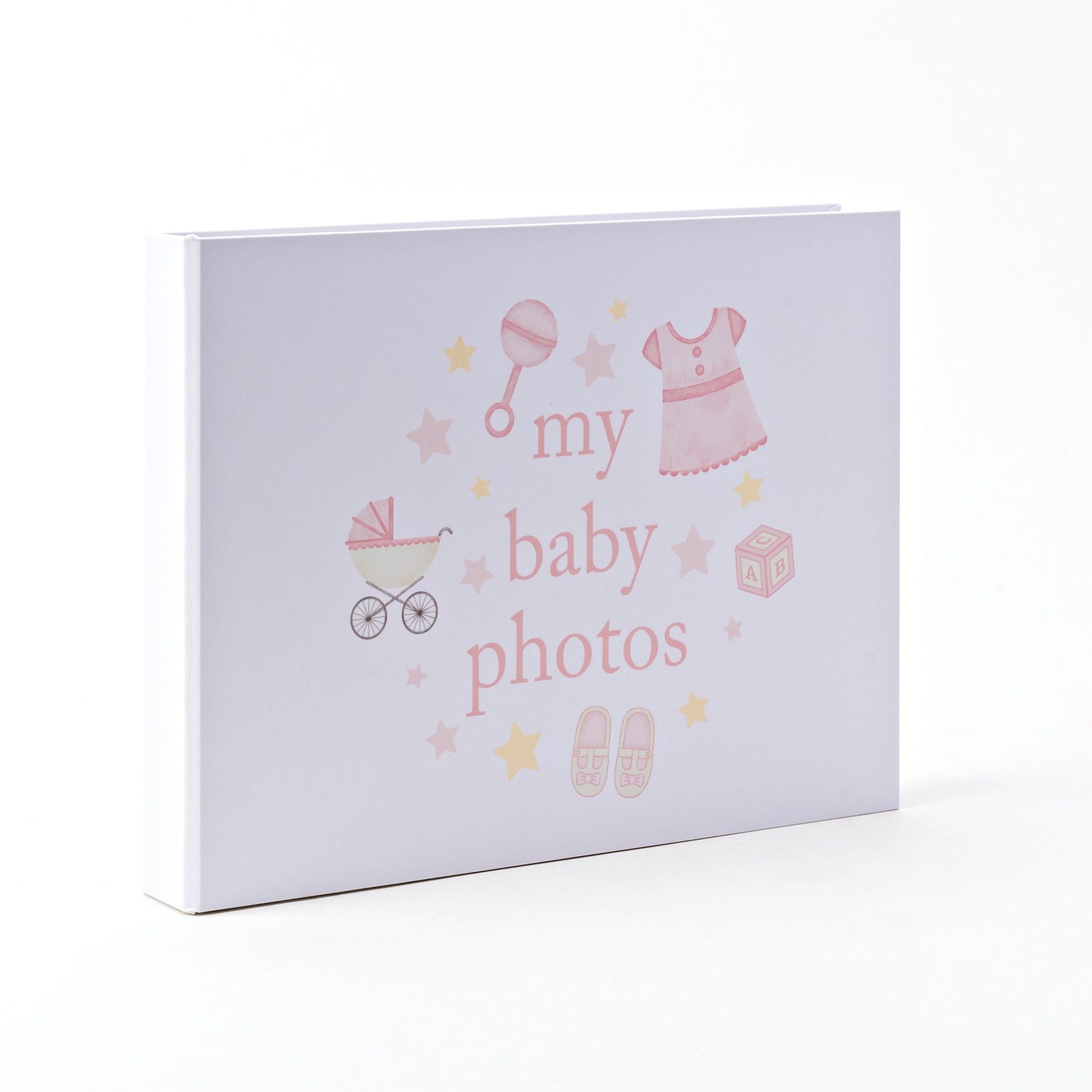 Hello Baby Photo Album 'My Baby Photos' 7" x 5" Pink
