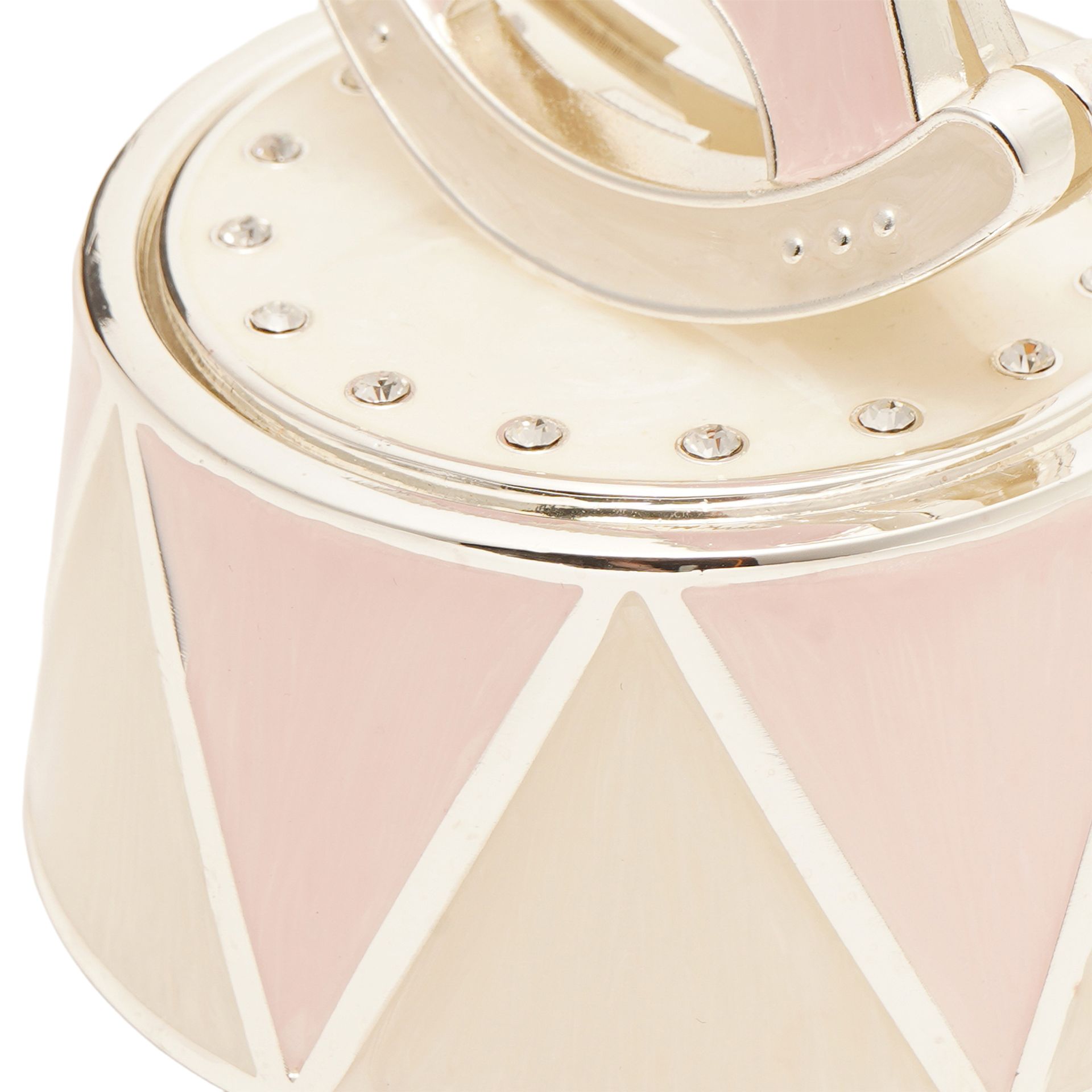Hello Baby Silverplated Rocking Horse Music Box - Pink