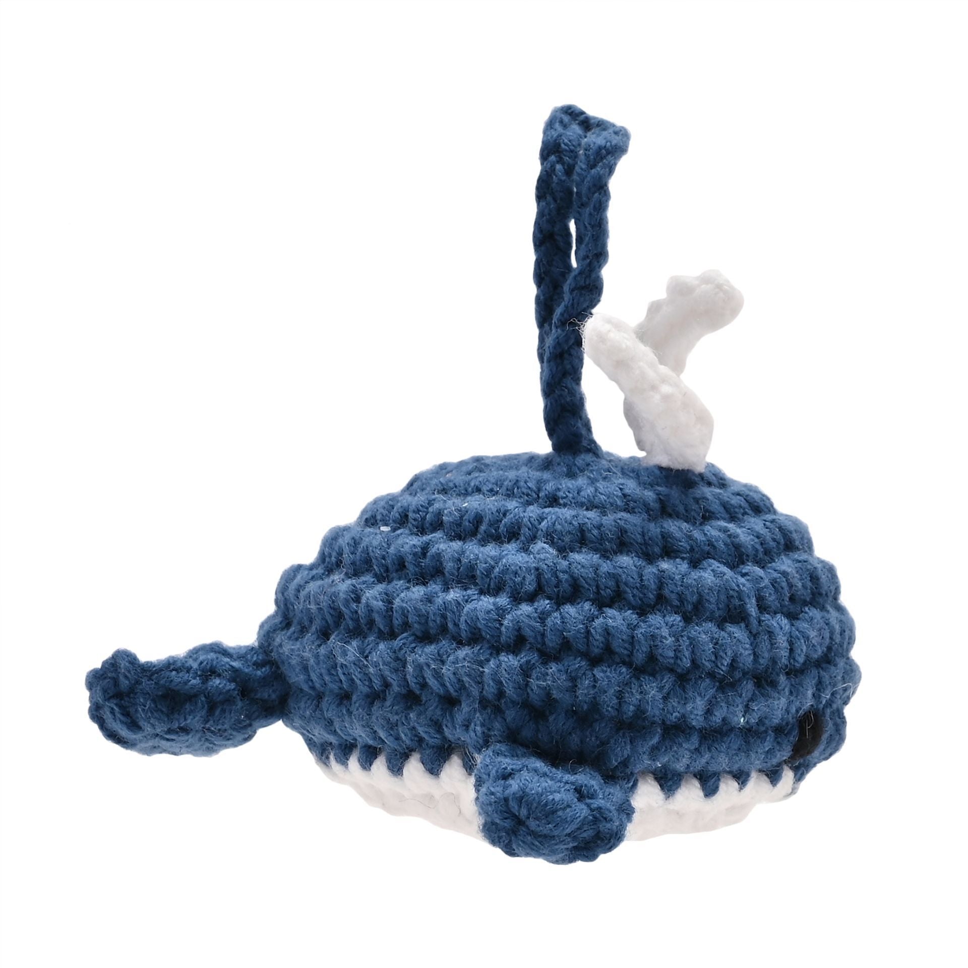 Petit Cheri Crochet Toy - Blue Whale