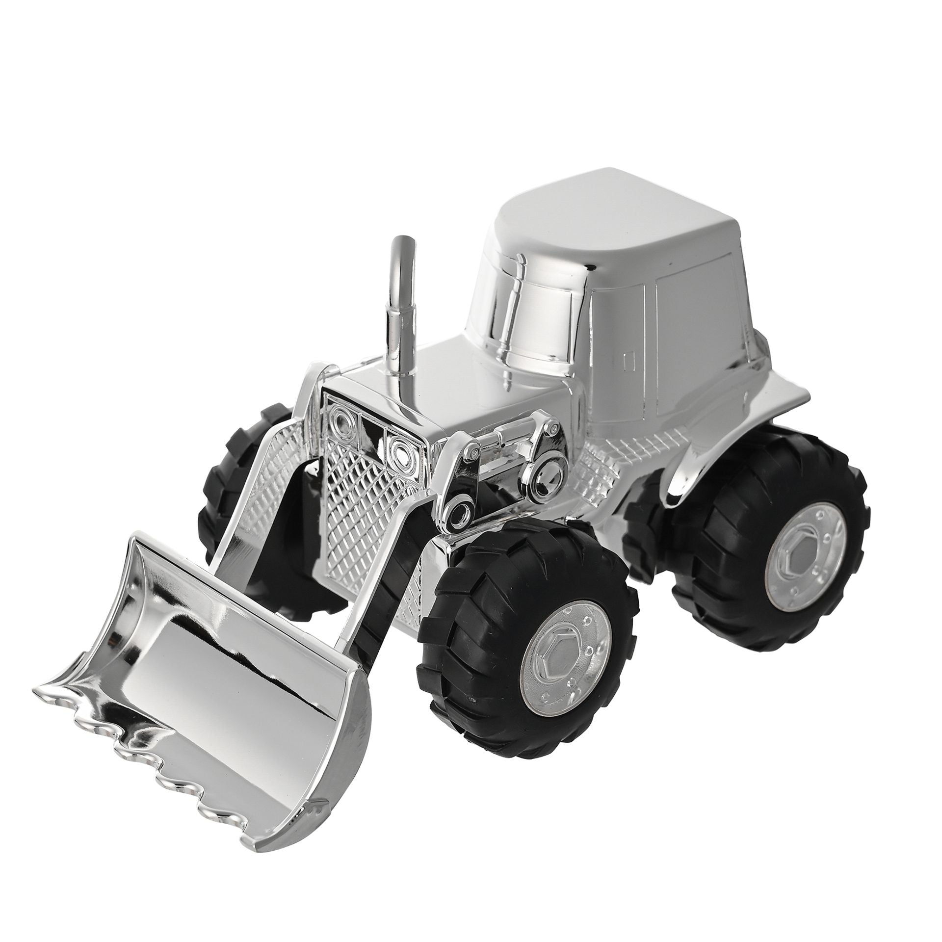 Bambino Silverplated Money Box - Front Loading Digger