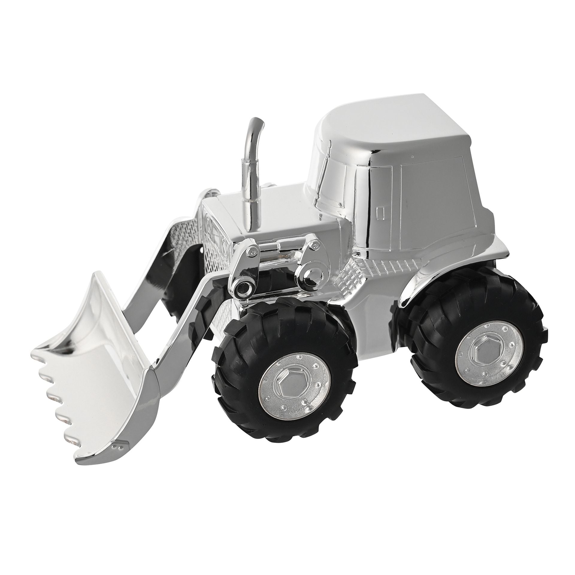 Bambino Silverplated Money Box - Front Loading Digger