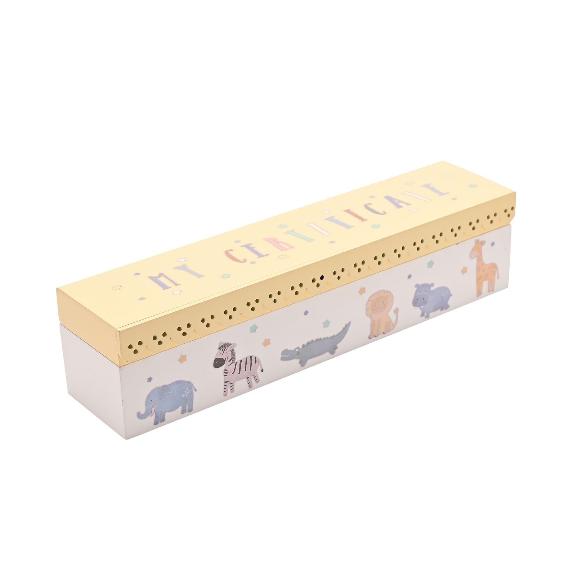 Petit Cheri Scallop Animal Certificate Holder