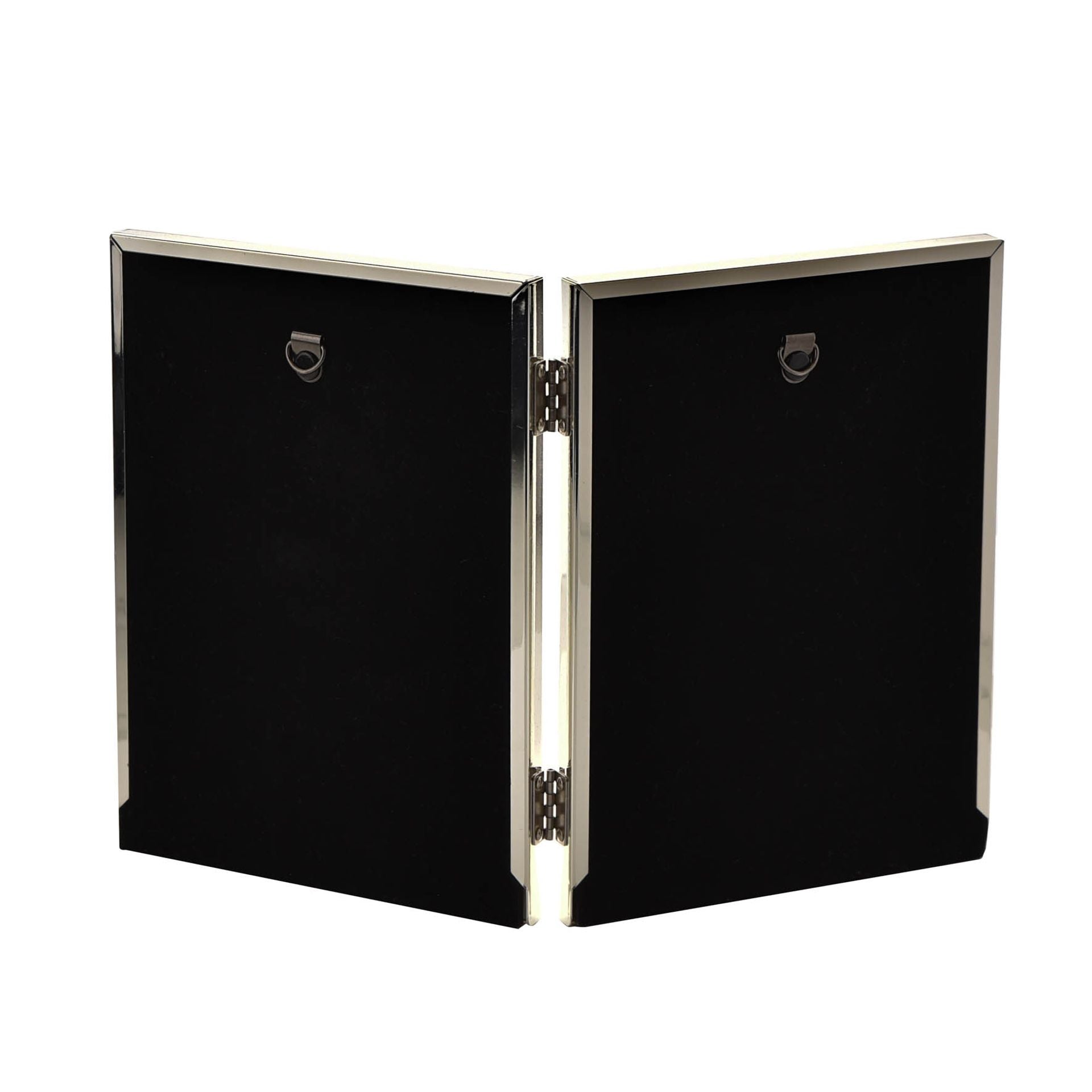 Bambino Silver Plated Double Photo Frame - 4" x 6"