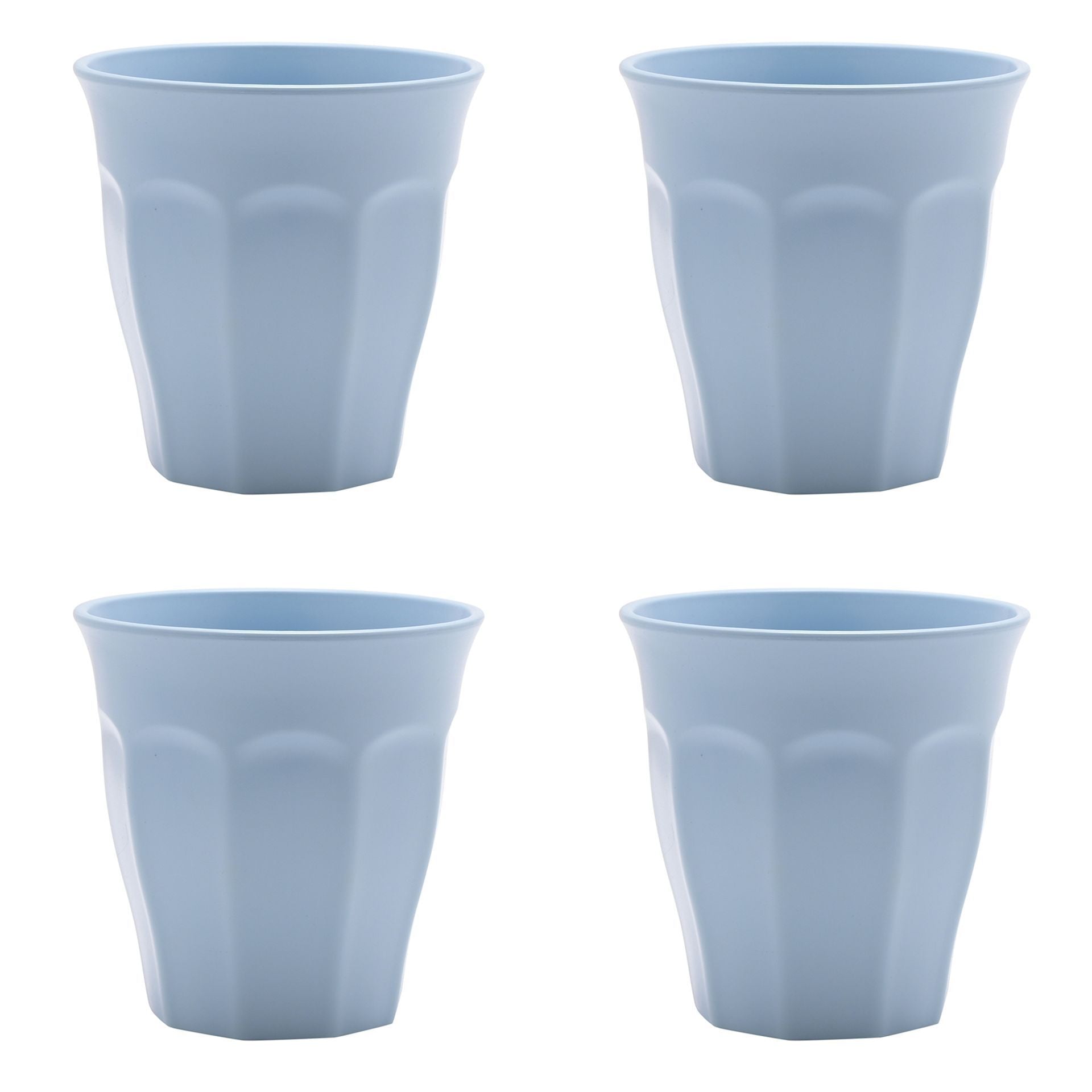 Country Living Set of 4 RPET Cups - 280ml Sky Blue