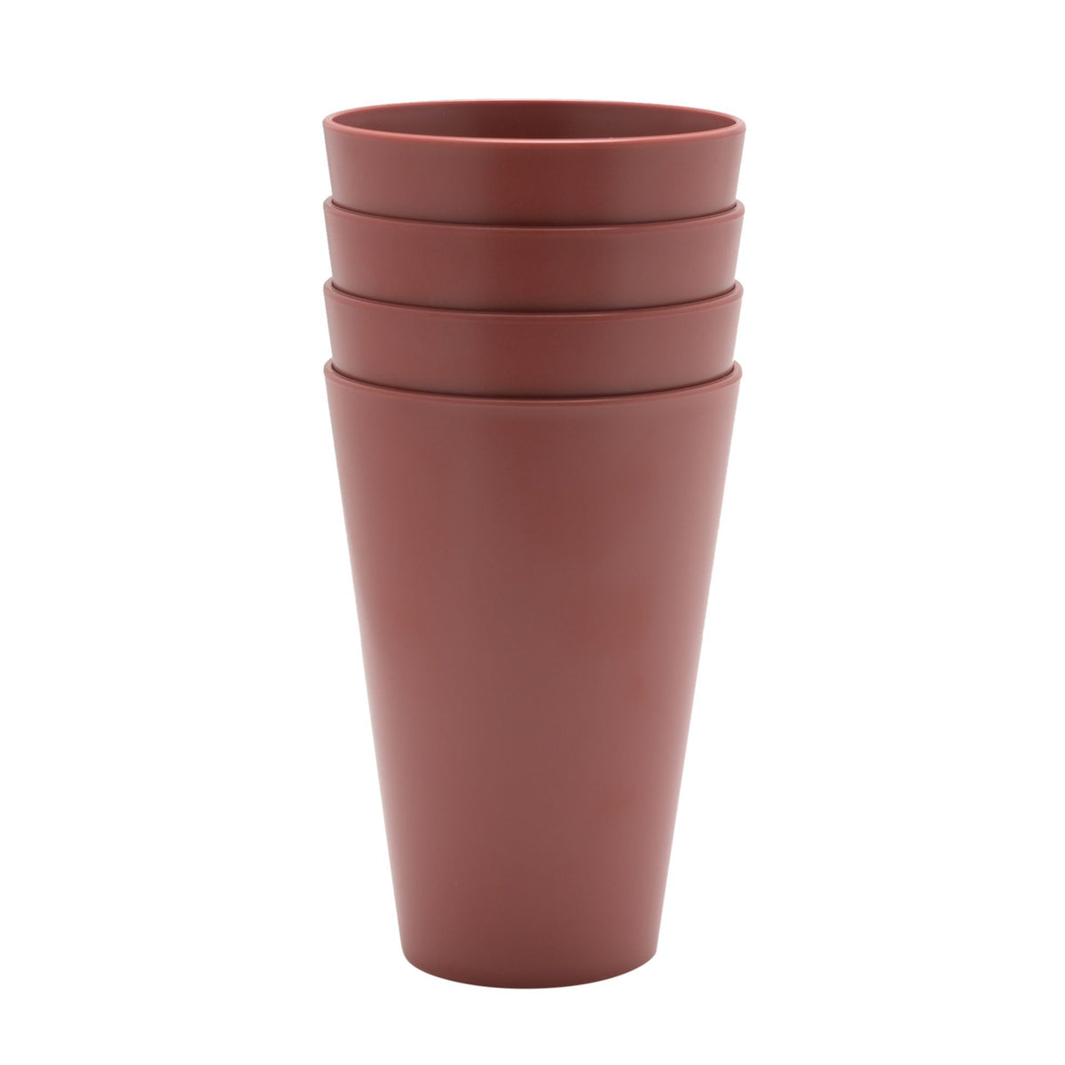 Country Living Set of 4 RPET Cups - 475ml Terracotta