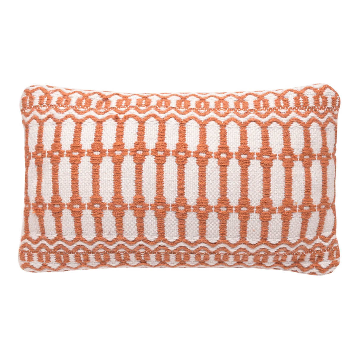 Country Living Outdoor Woven Terracotta Cushion - 30cm x 50cm