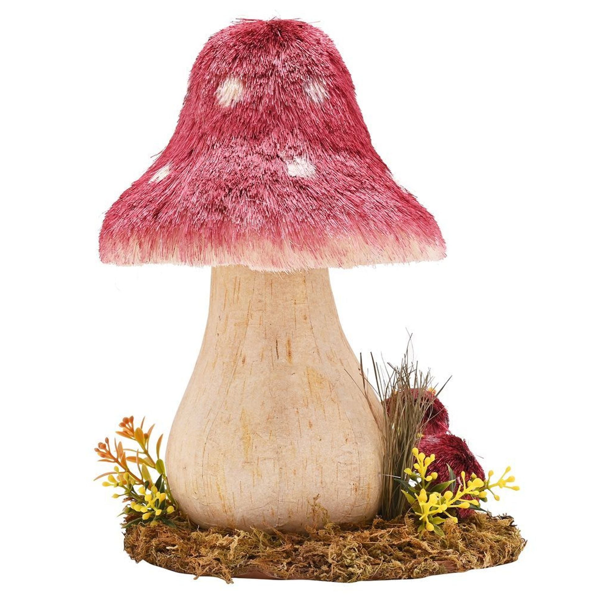 Country Living Natural Handmade Mushroom Ornament