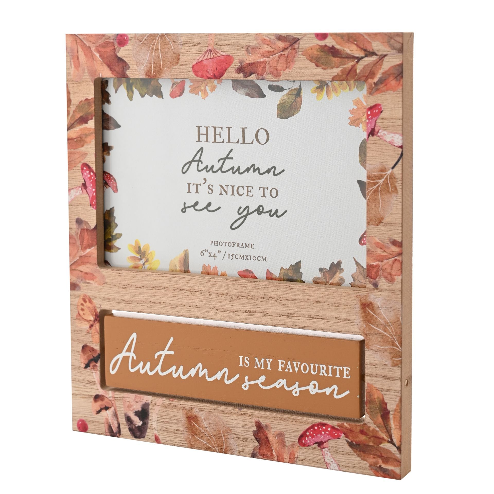 Country Living Photo Frame 4" x 6" - Autumn Natural