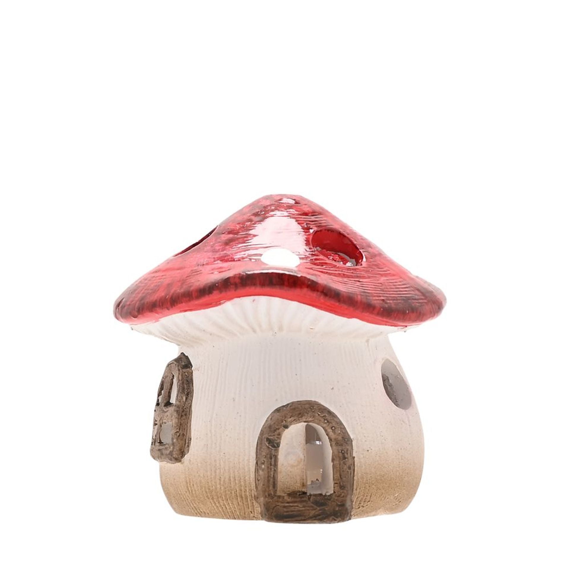 Country Living Toadstool Cottage with LED Light