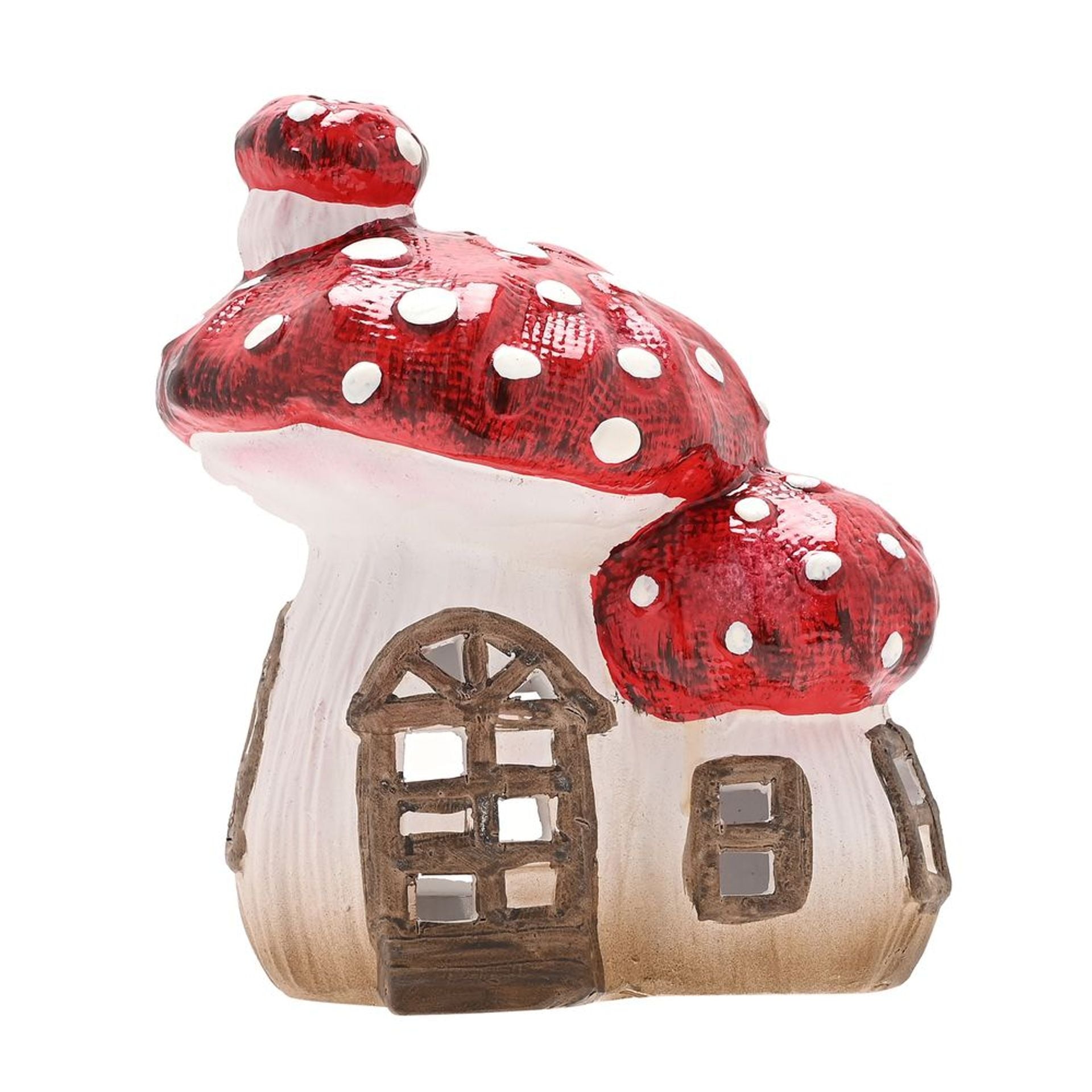 Country Living Multi Toadstool Cottage Candle Holder